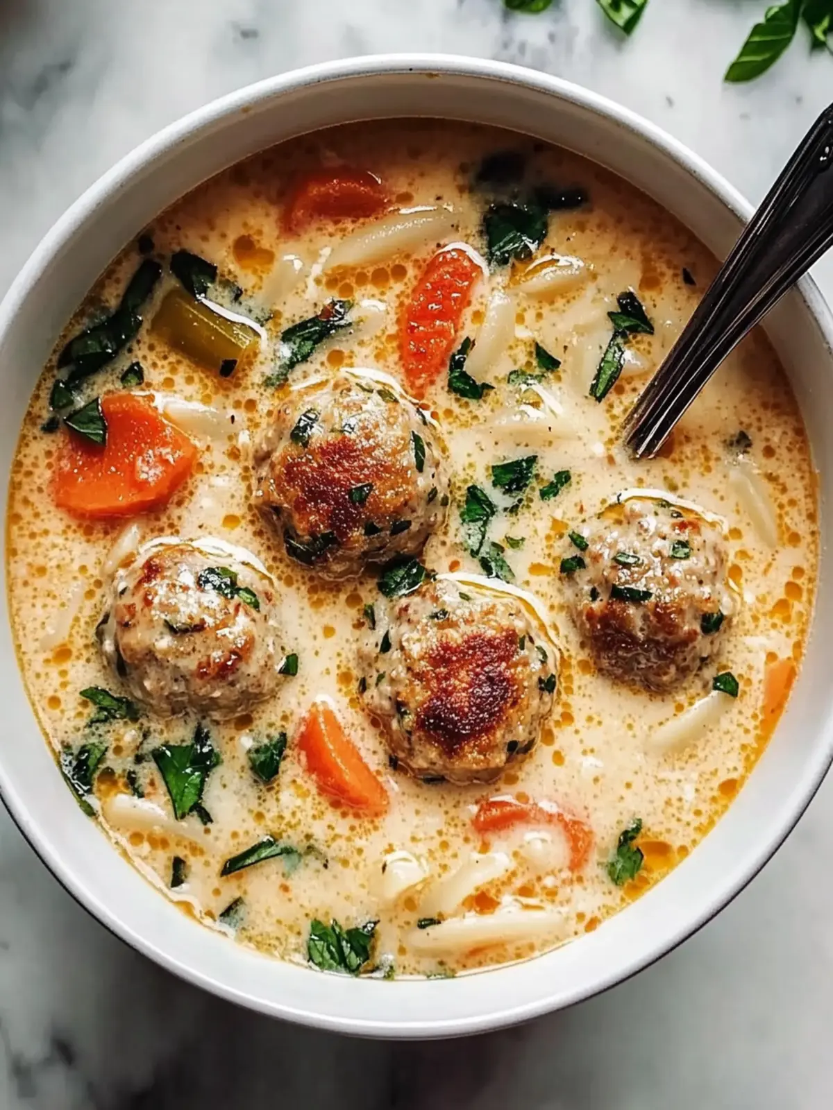 Creamy Italian Meatball Soup for Cozy Family Nights 4 Creamy Italian Meatball Soup