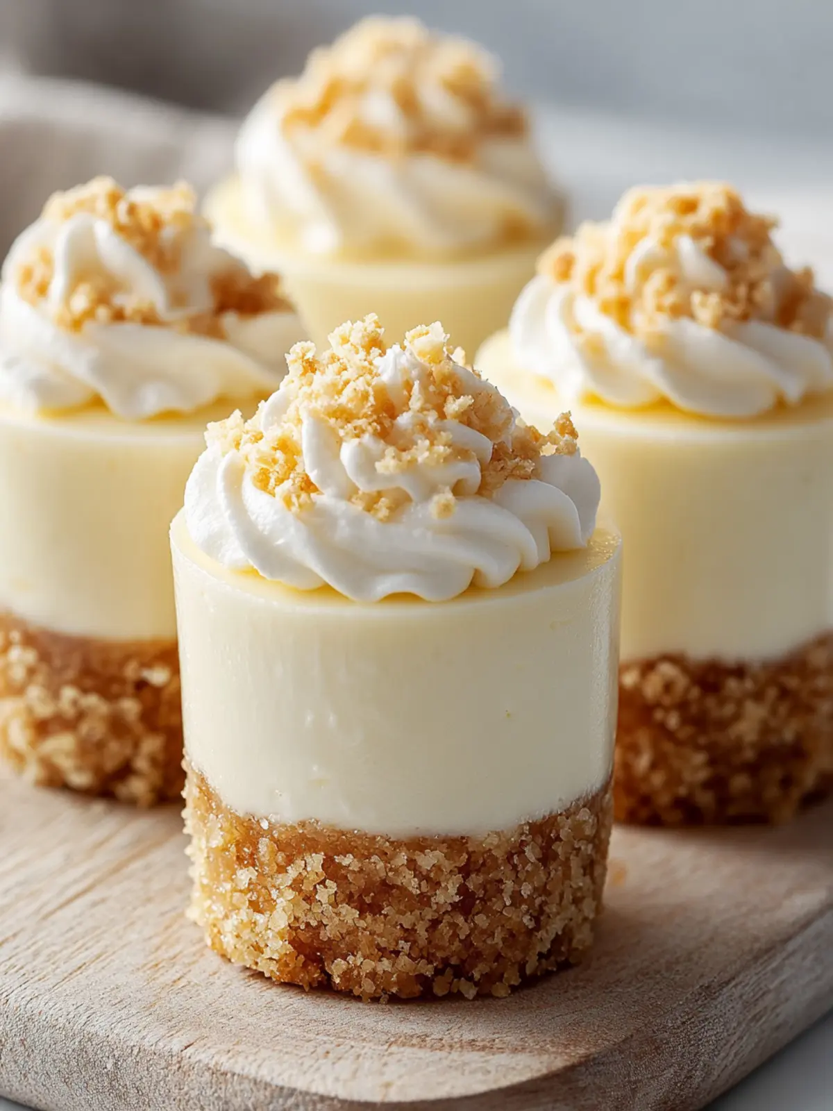 Decadent Vanilla Custard Cheesecake Cups for Sweet Moments 3 Vanilla Custard Cheesecake Cups