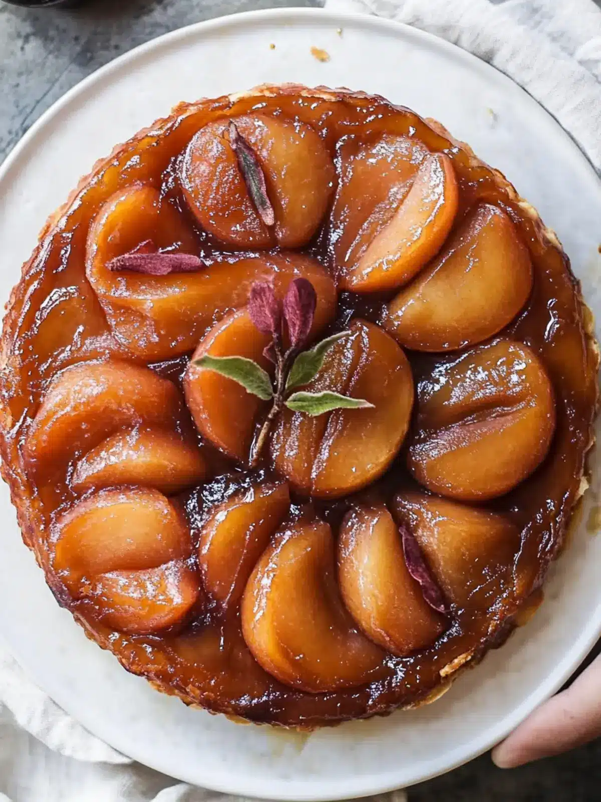 Delicious Vegan Tarte Tatin: A Flaky Fall Delight! 3 Vegan tarte tatin