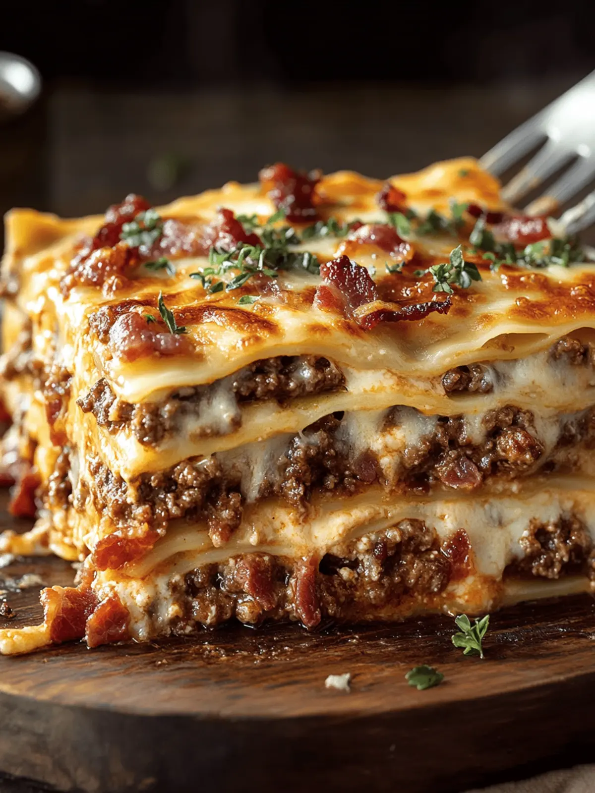 Irresistible Parmesan Garlic Bacon Cheeseburger Lasagna Comfort 2 Parmesan Garlic Bacon Cheeseburger Lasagna