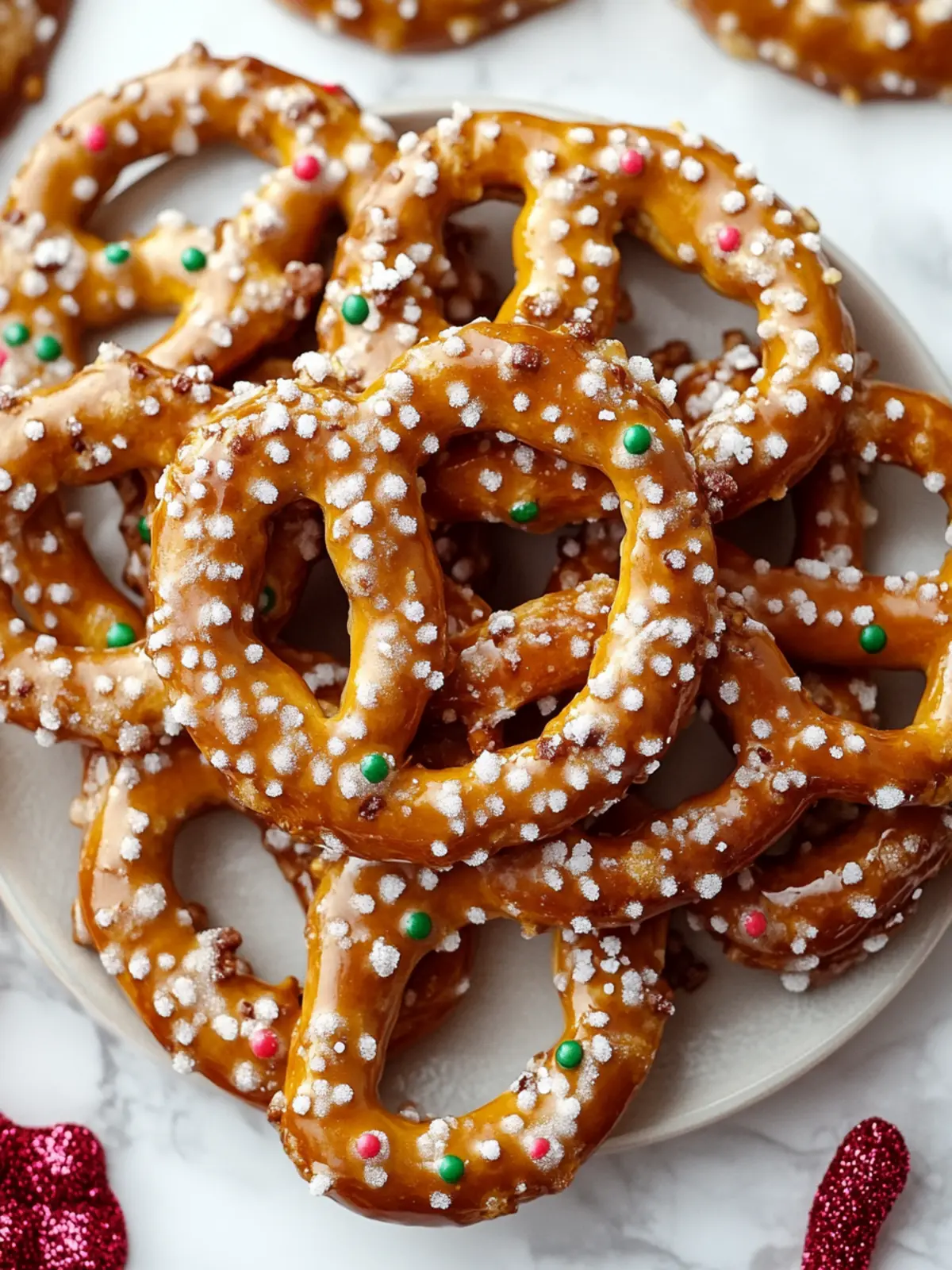 Christmas Butter Toffee Pretzels: Sweet, Salty Holiday Bliss 4 Christmas Butter Toffee Pretzels