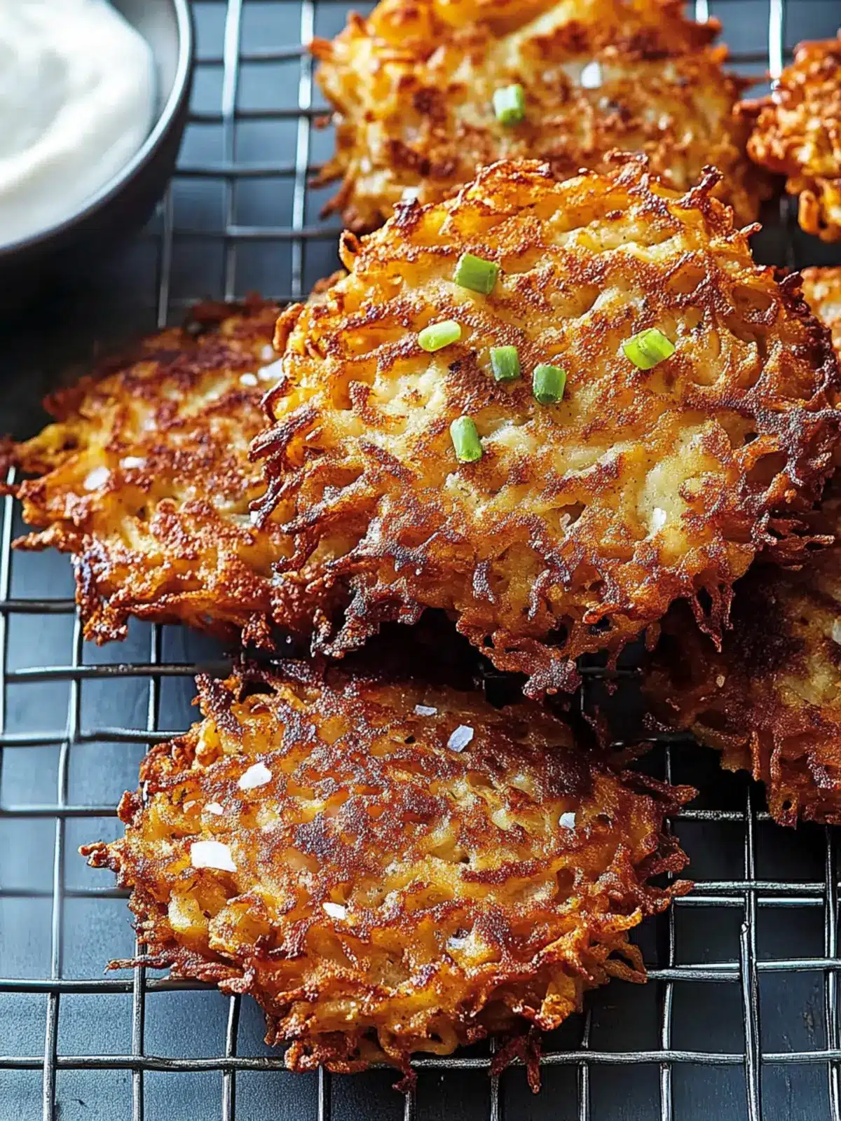 Crispy Latkes Recipe for a Memorable Hanukkah Feast 4 Latkes