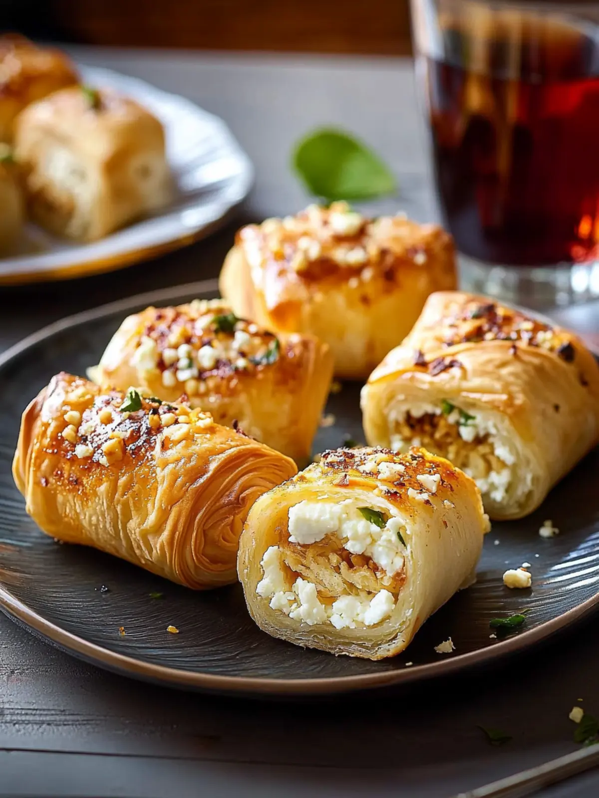 Crispy Feta Rolls with Hot Honey A Must-Try Appetizer! 2 Feta Rolls
