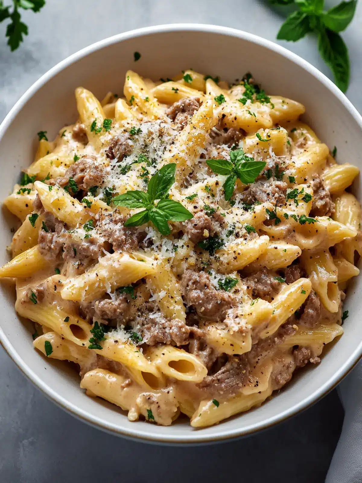 Creamy High Protein Beef Pasta for Family Dinner Bliss 2 Creamy High Protein Beef Pasta