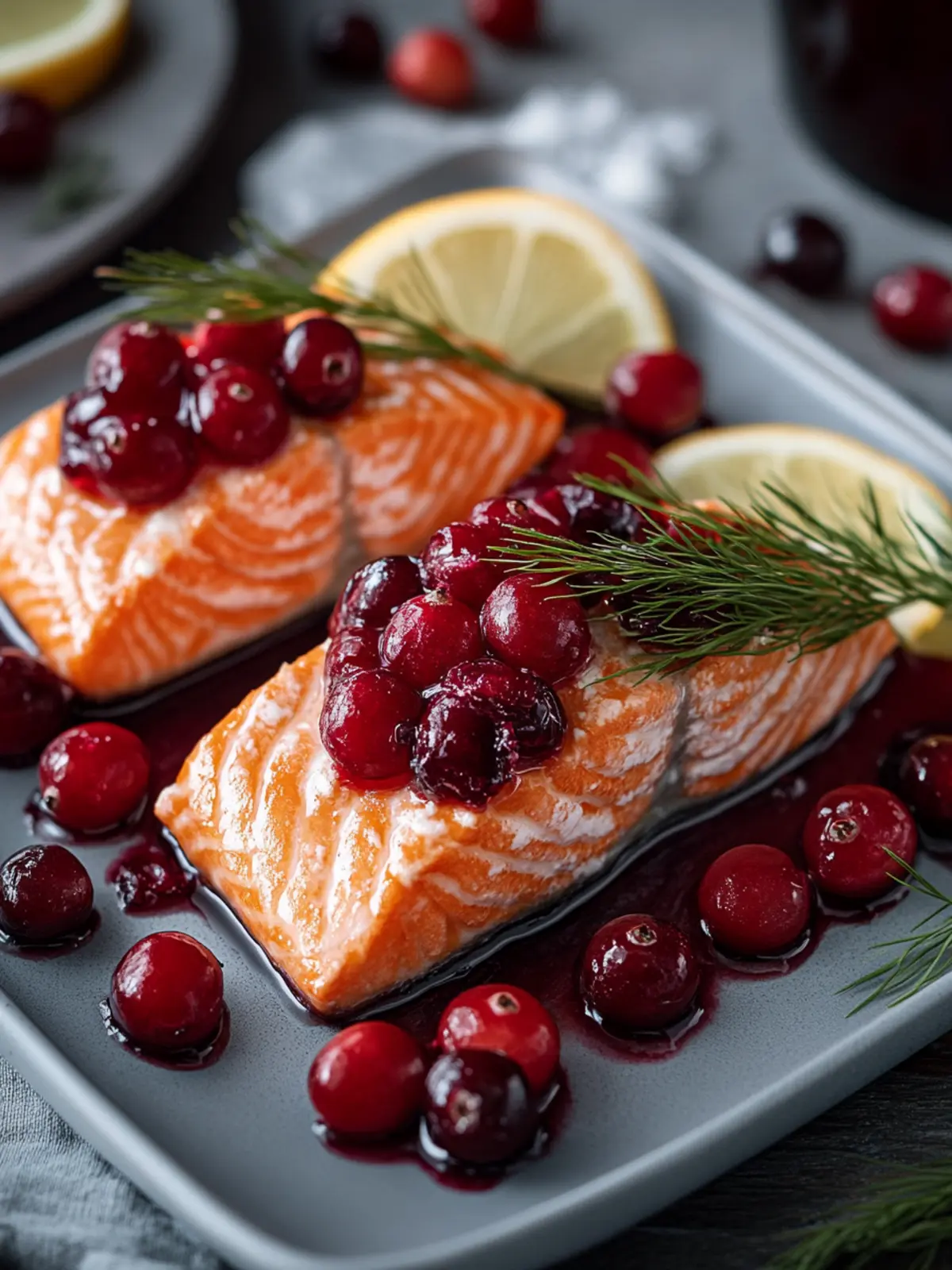 Cranberry Salmon: Quick and Irresistibly Flavorful Delight 2 Cranberry Salmon