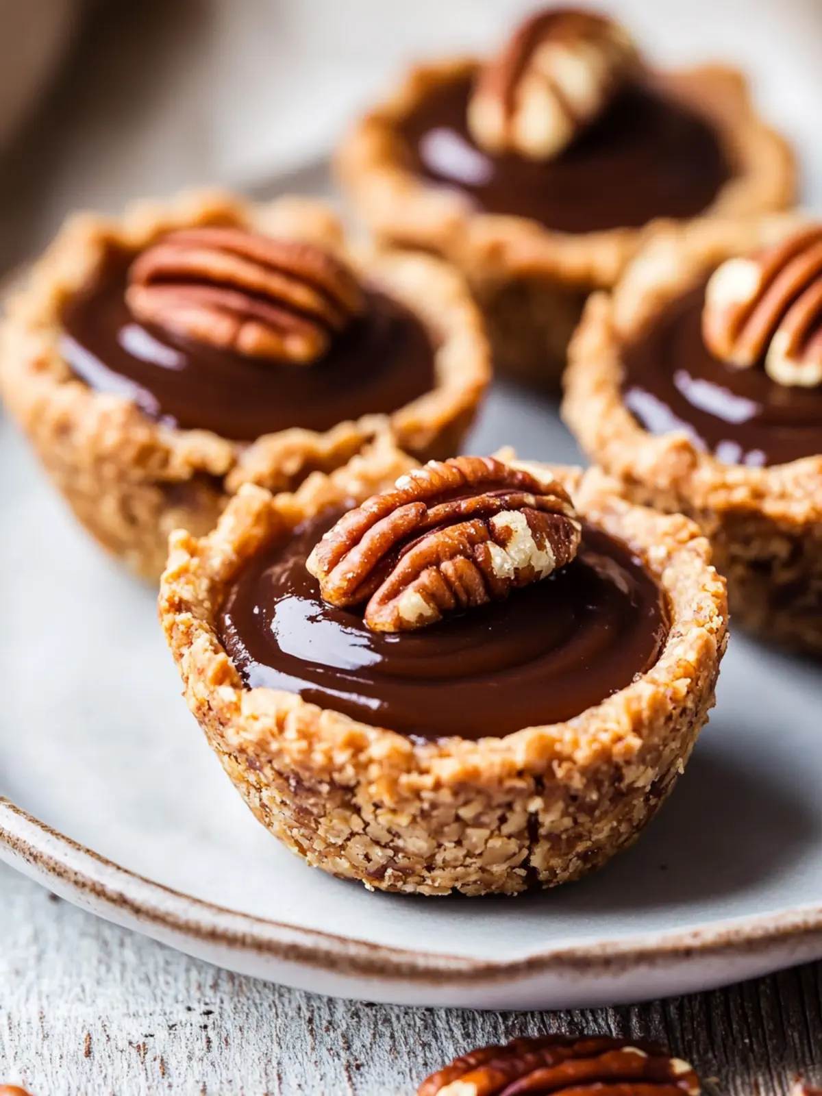 Decadent Vegan Pecan Pie Cups for a Guilt-Free Treat 2 Pecan pie cups (vegan)