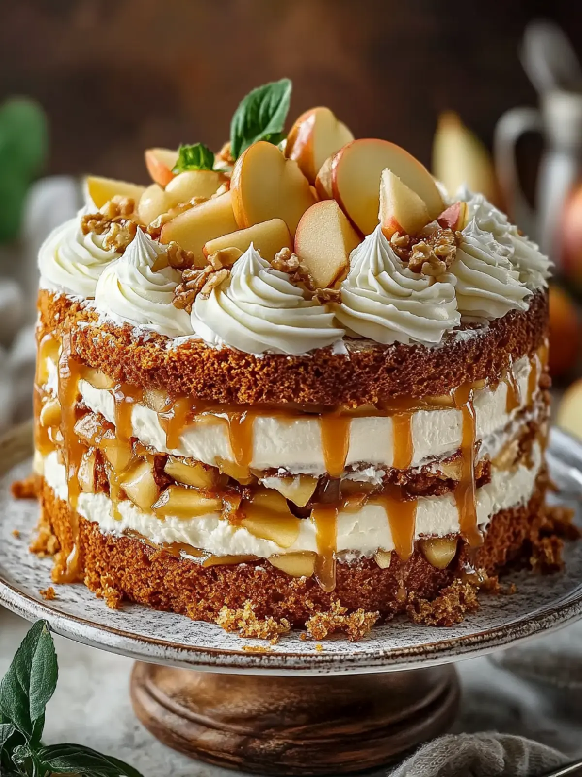 Caramel Apple Layers Cake That Will Wow Your Guests 3 Caramel Apple Layers Cake