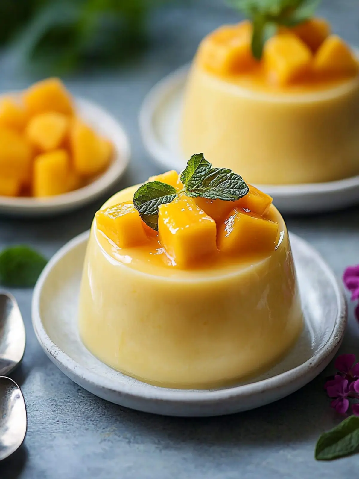 Vegan Mango Panna Cotta for a Silky Summer Treat 3 Mango Panna Cotta