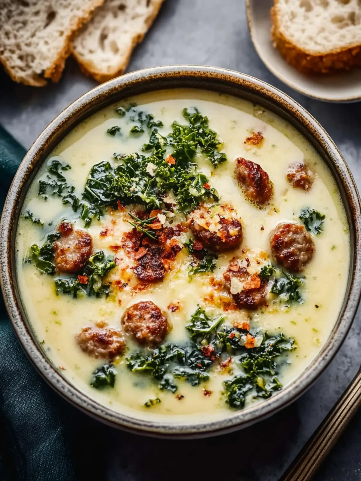 Nourishing Cauliflower Sausage Kale Soup for Cozy Nights 3 Cauliflower Sausage Kale Soup