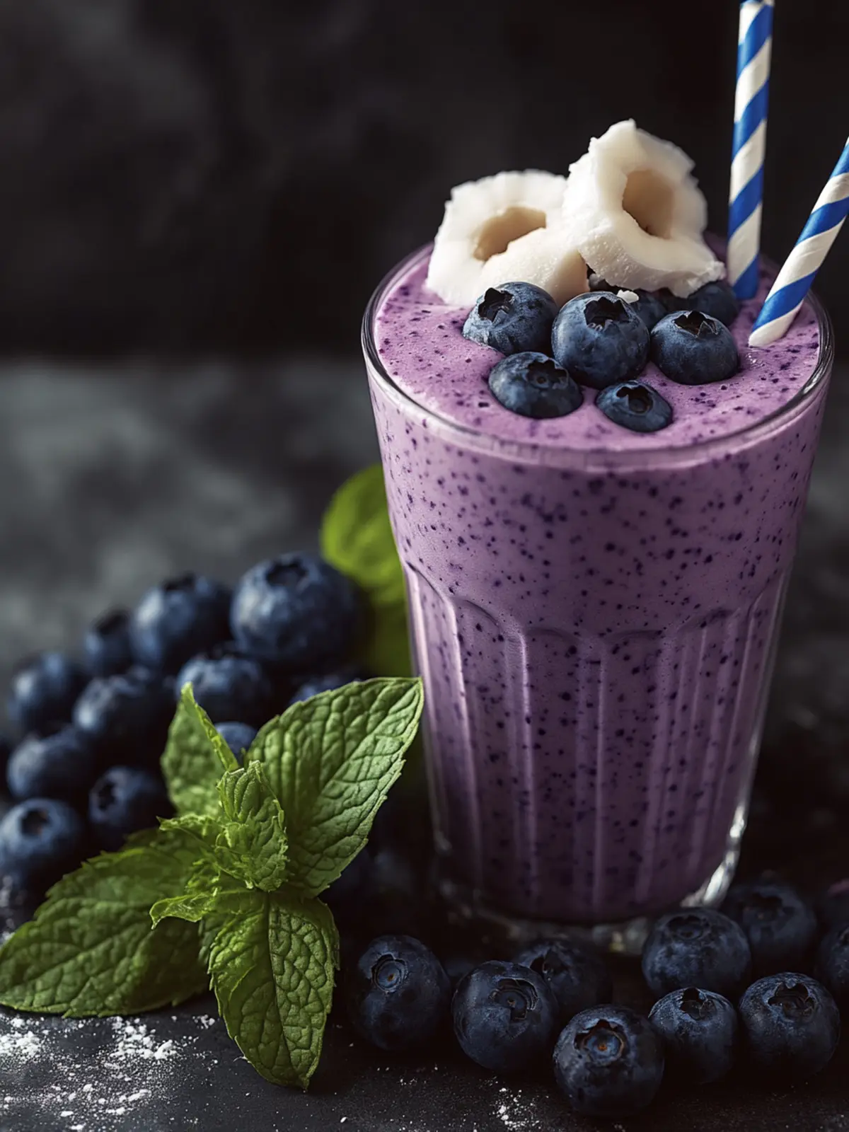 Creamy Blueberry Coconut Smoothie for a Quick Refreshing Boost 3 Creamy Blueberry Coconut Smoothie
