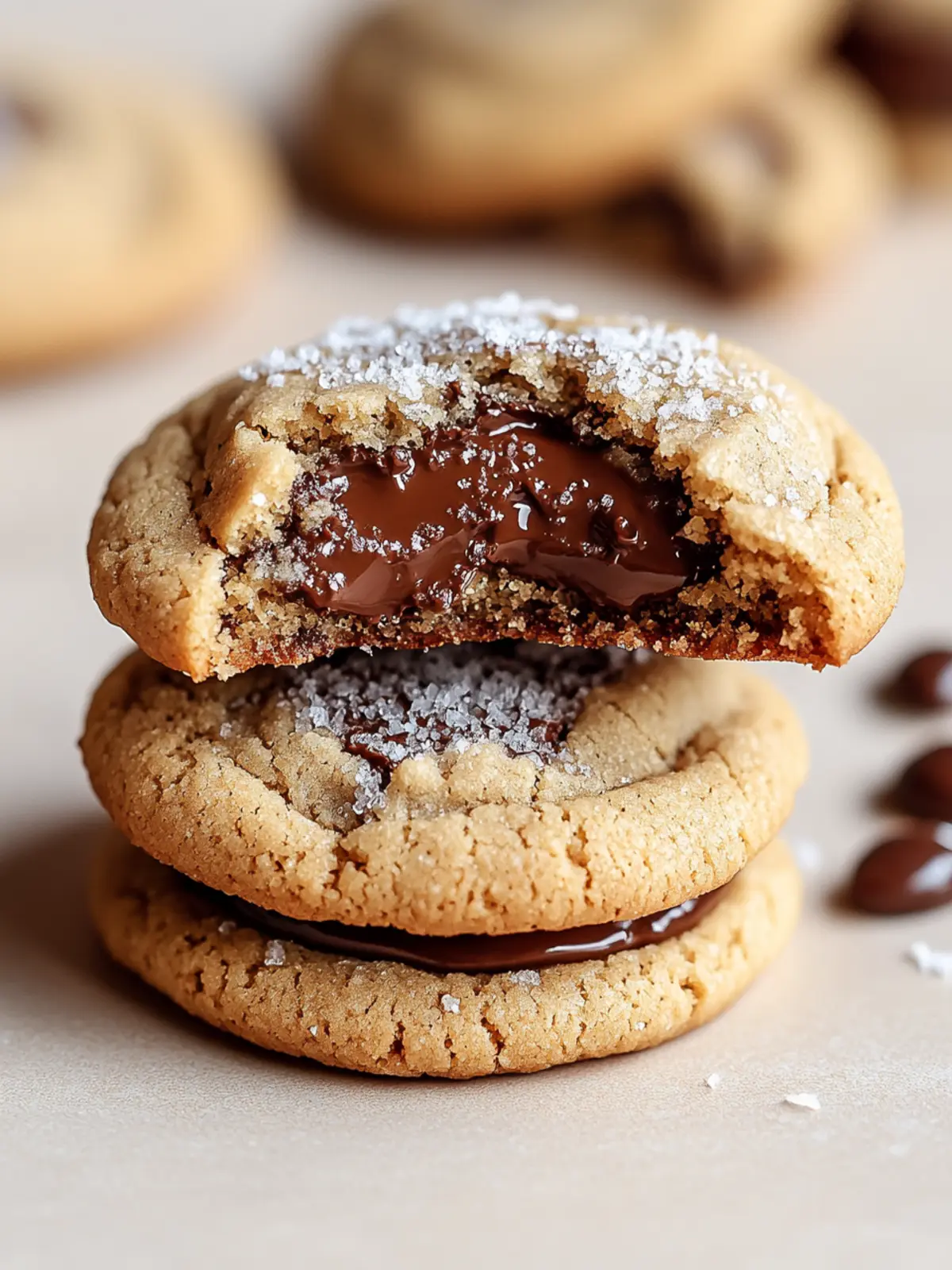 Nutella Stuffed Cookies That Melt in Your Mouth 3 Nutella Stuffed Cookies