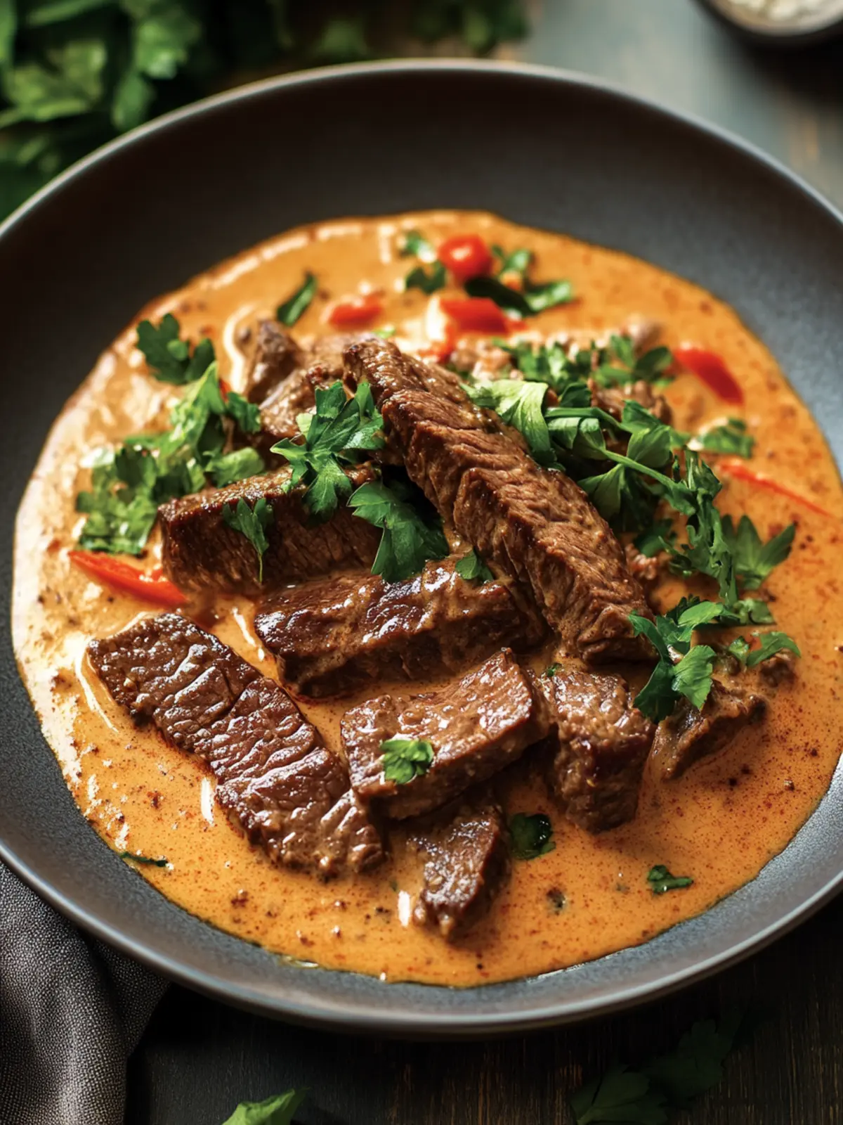 Beef in Creamy Paprika Sauce: Heartwarming Home Cooking Delight 2 Beef in Creamy Paprika Sauce