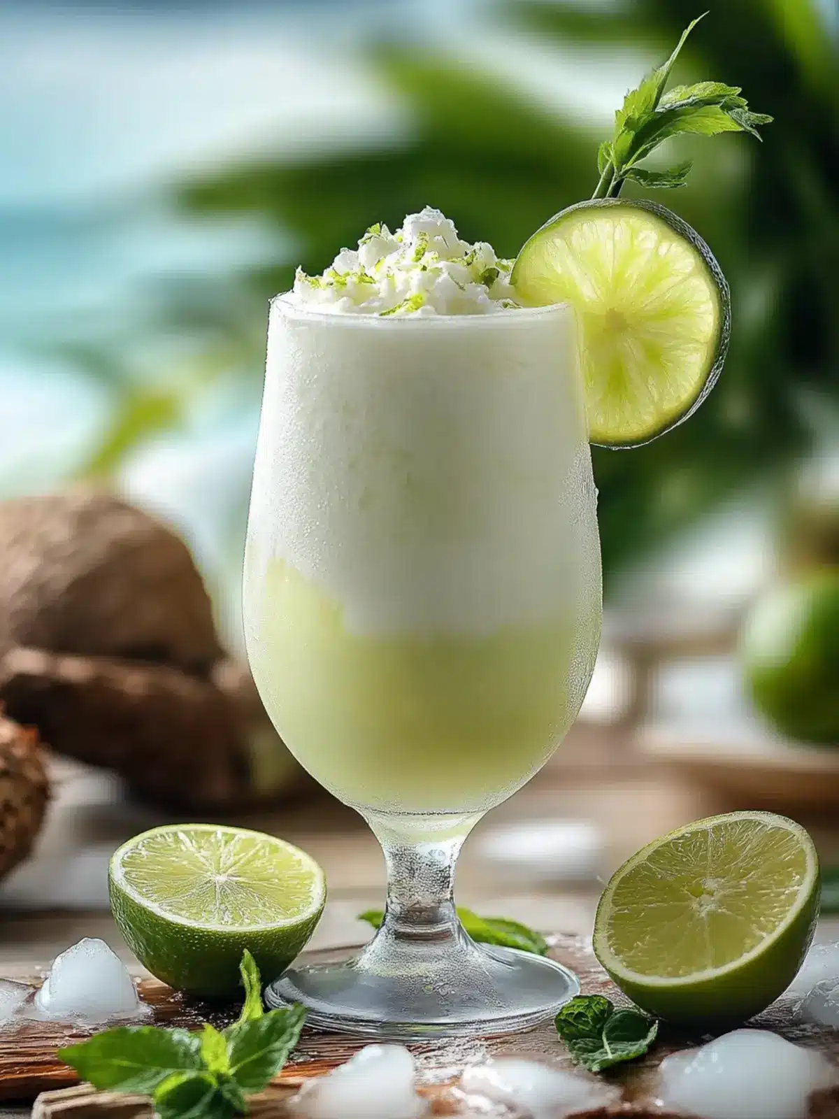 Zesty Key Lime Colada for a Tropical Taste Escape 2 Key Lime Colada