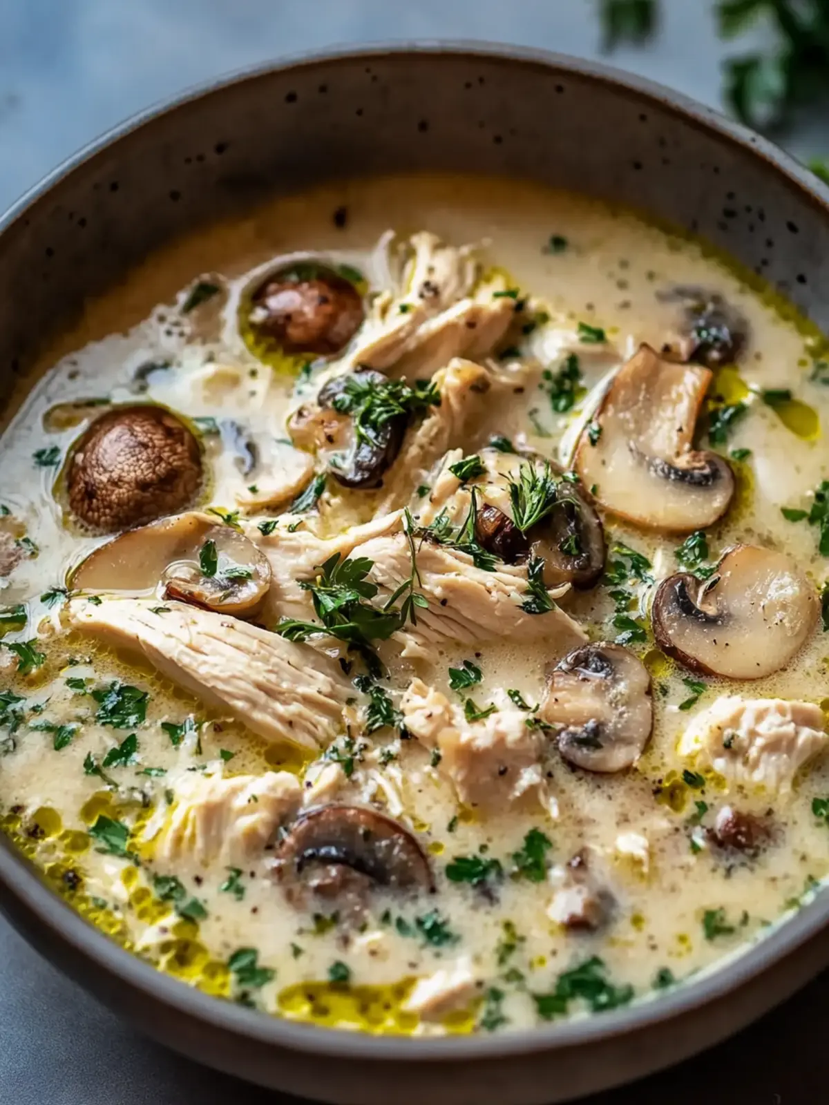 Rotisserie Chicken and Mushroom Soup: Cozy Comfort in a Bowl 4 Rotisserie Chicken and Mushroom Soup