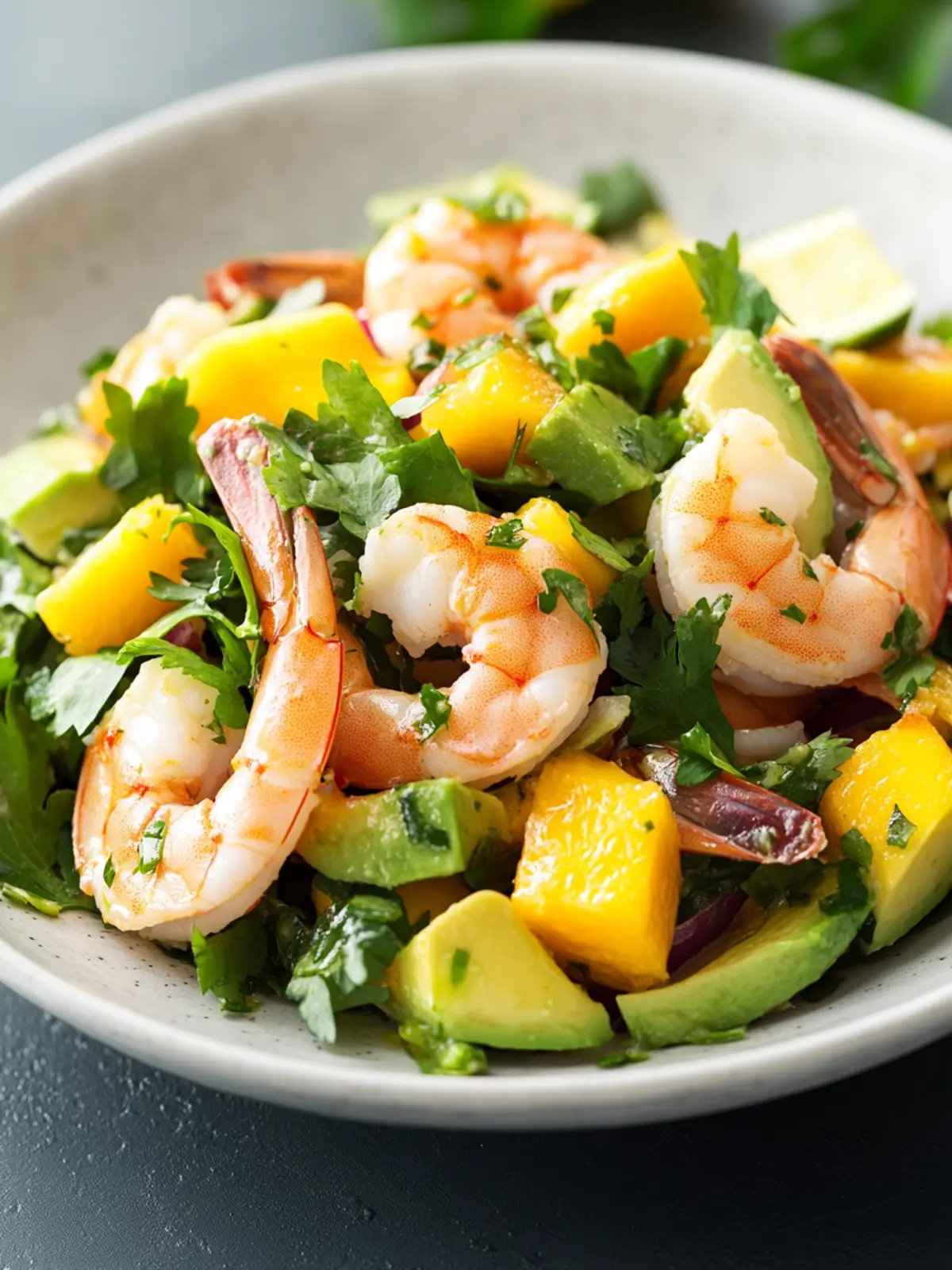 Aussie Prawn Salad with Avocado and Mango for Ultimate Refreshment 3 Aussie Prawn Salad with Avocado and Mango