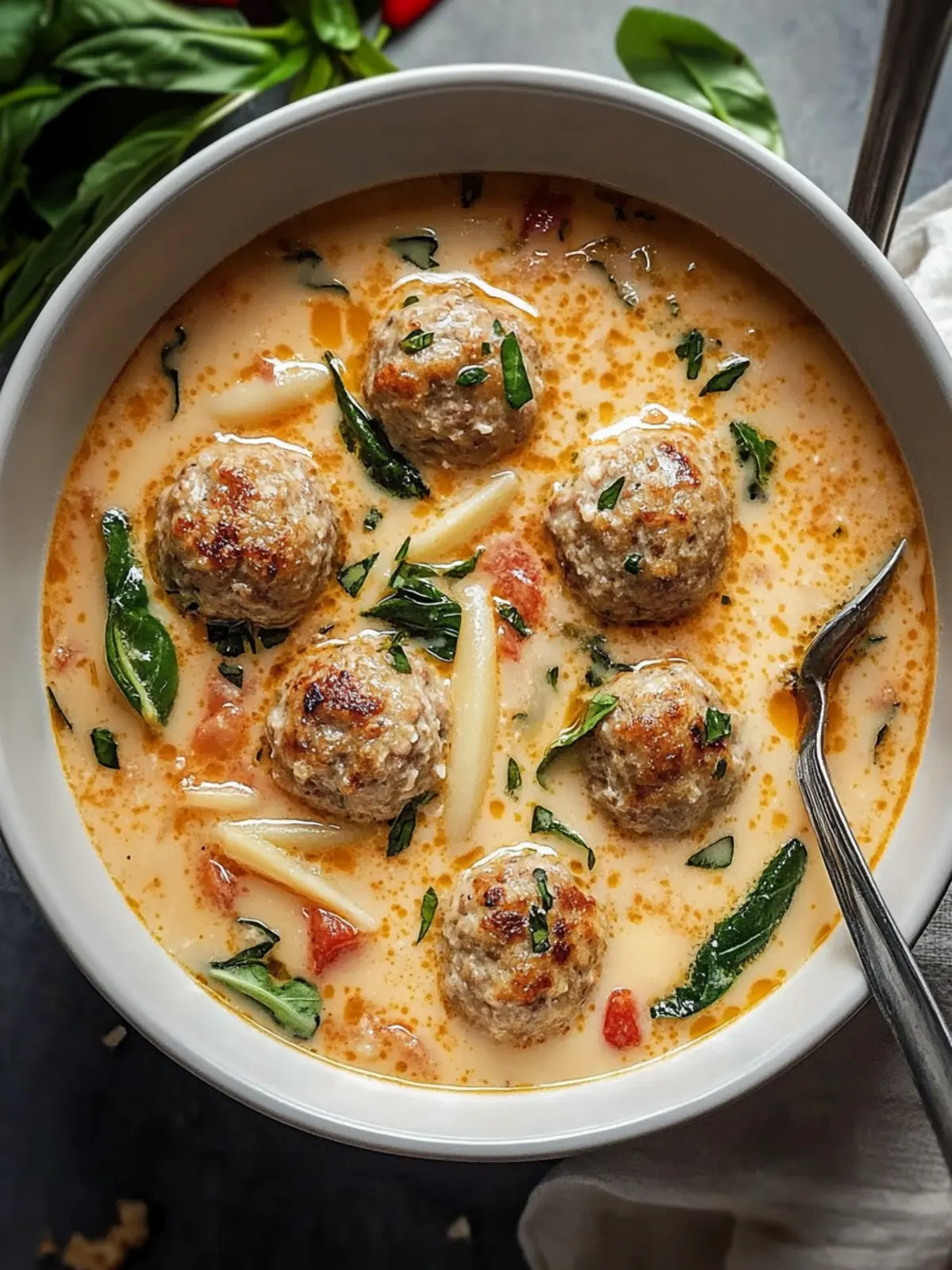 Creamy Italian Meatball Soup for Cozy Family Nights 2 Creamy Italian Meatball Soup
