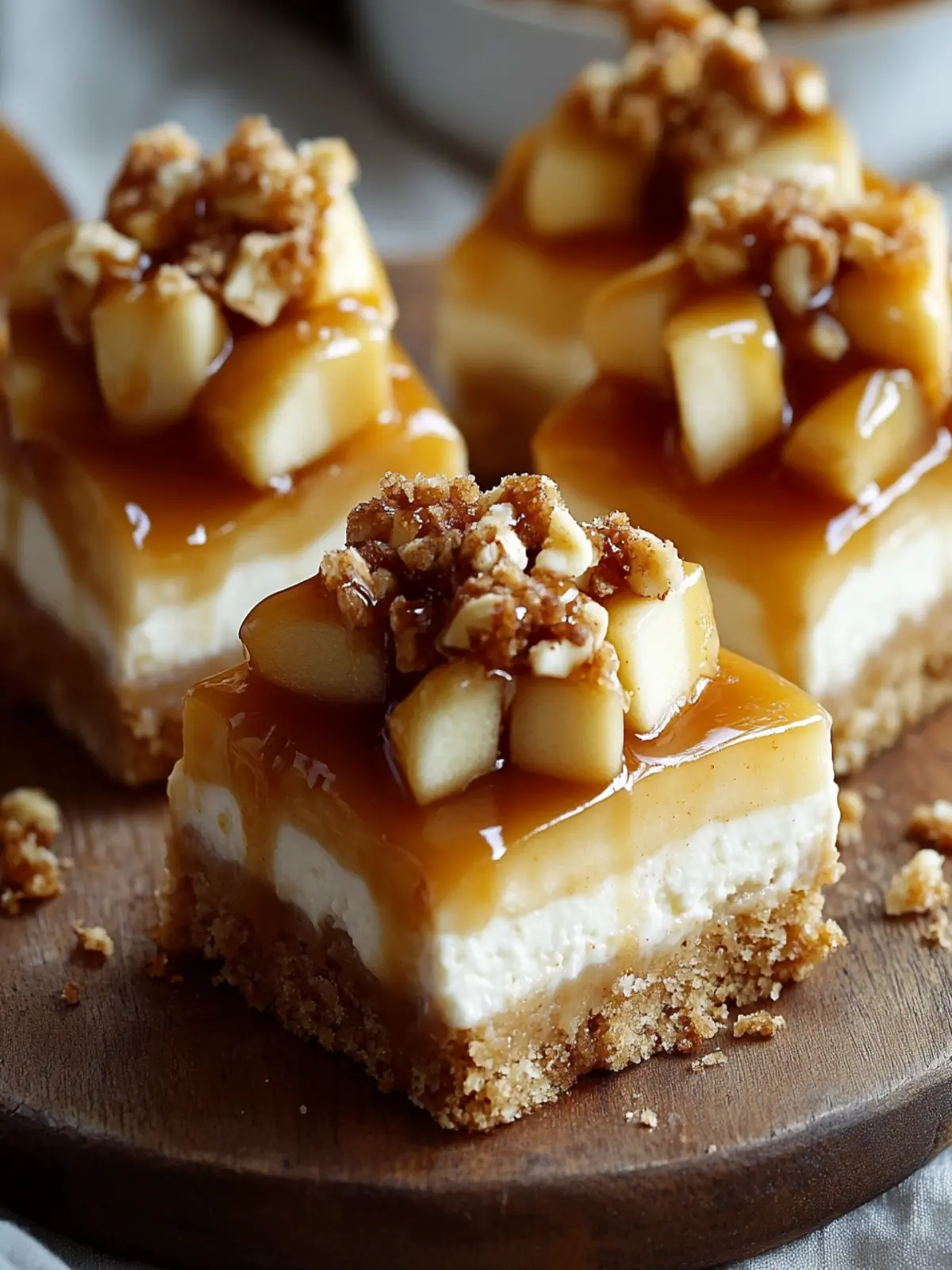 Indulge in Silky Caramel Apple Cheesecake Bars Today 5 Caramel Apple Cheesecake Bars