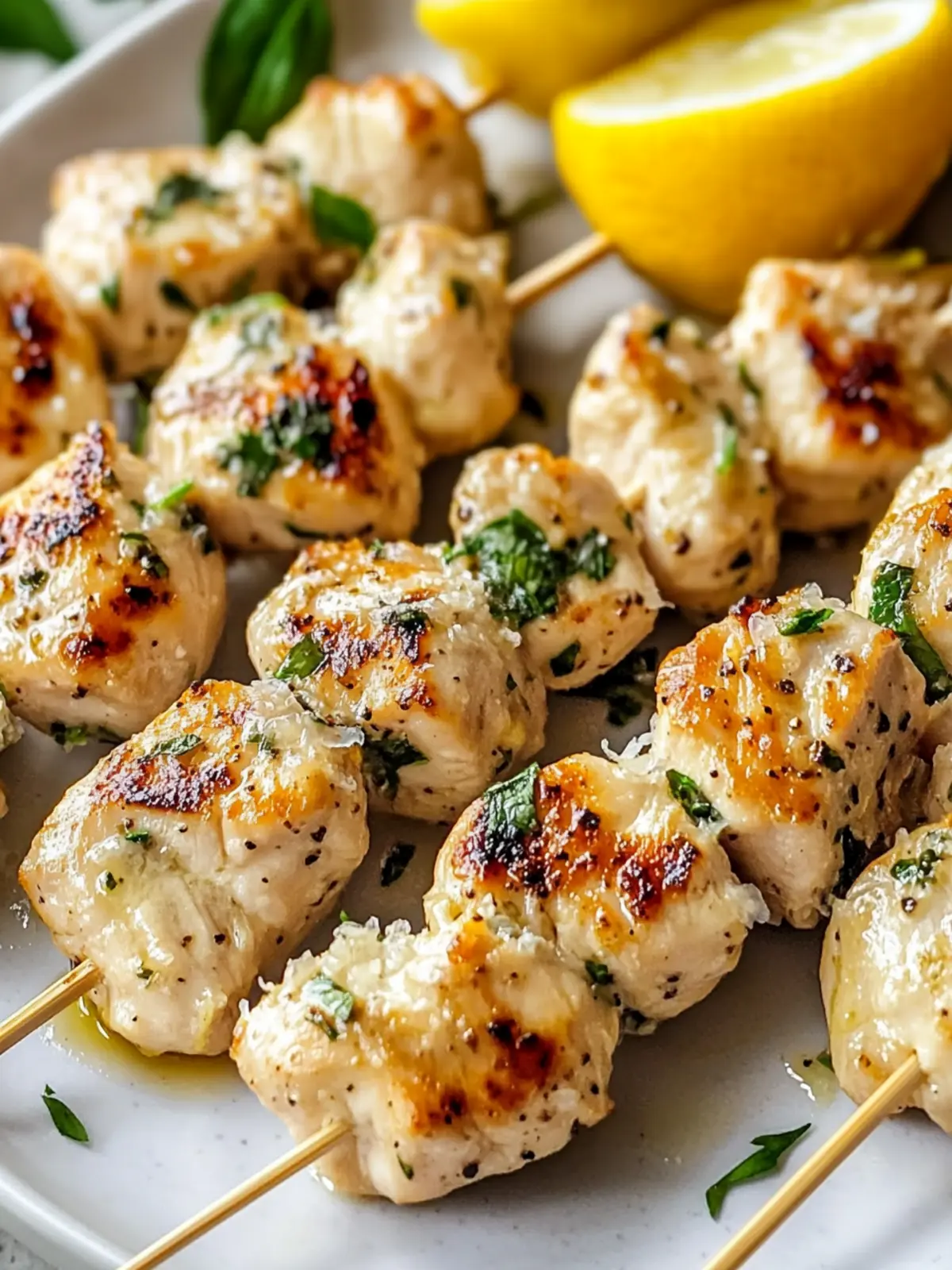 Garlic Parmesan Chicken Skewers for Delicious Weeknight Dinners 4 Garlic Parmesan Chicken Skewers