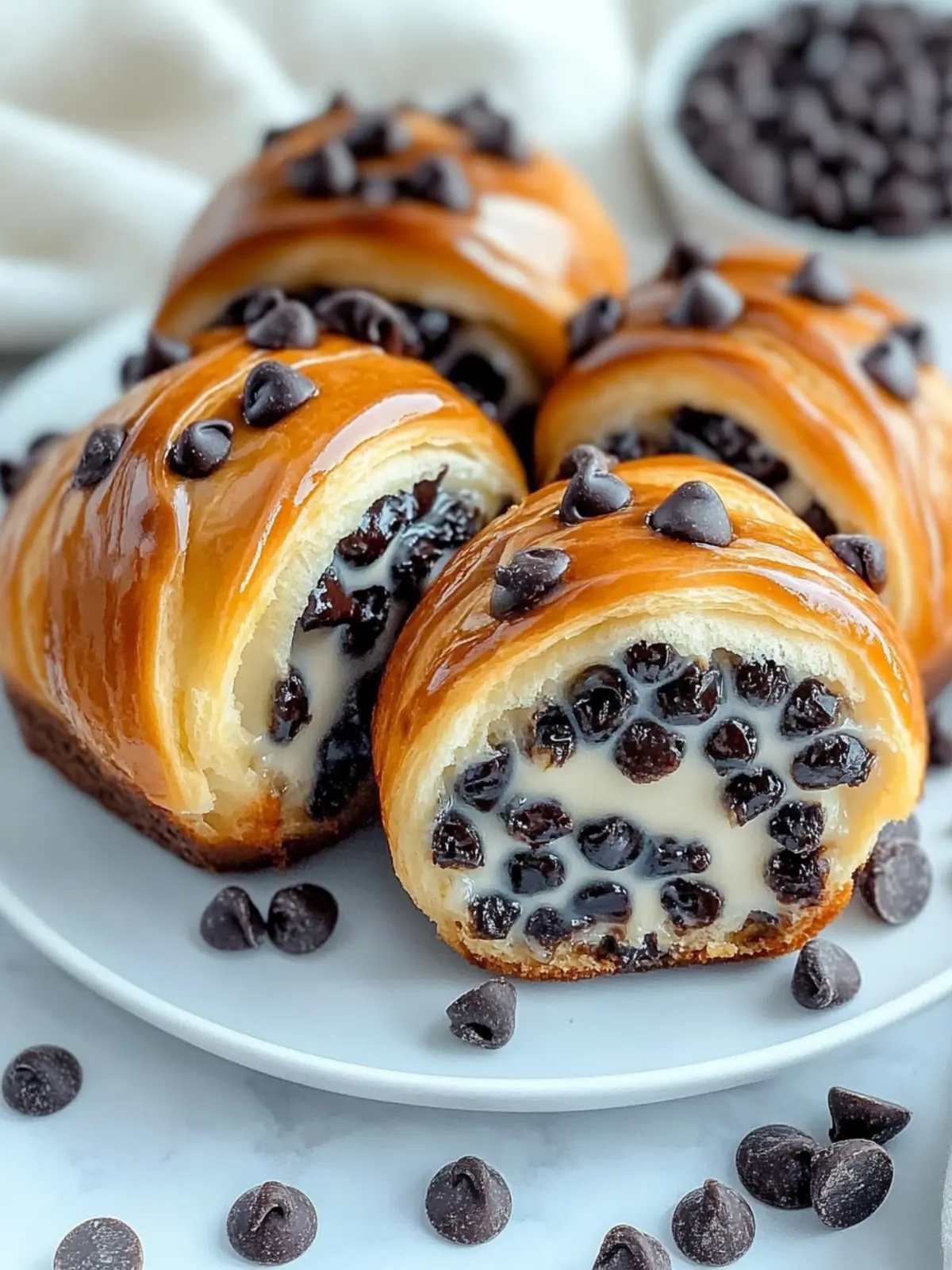 Irresistible Chocolate Chip Vanilla Custard Brioches Recipe 3 Chocolate Chip Vanilla Custard Brioches