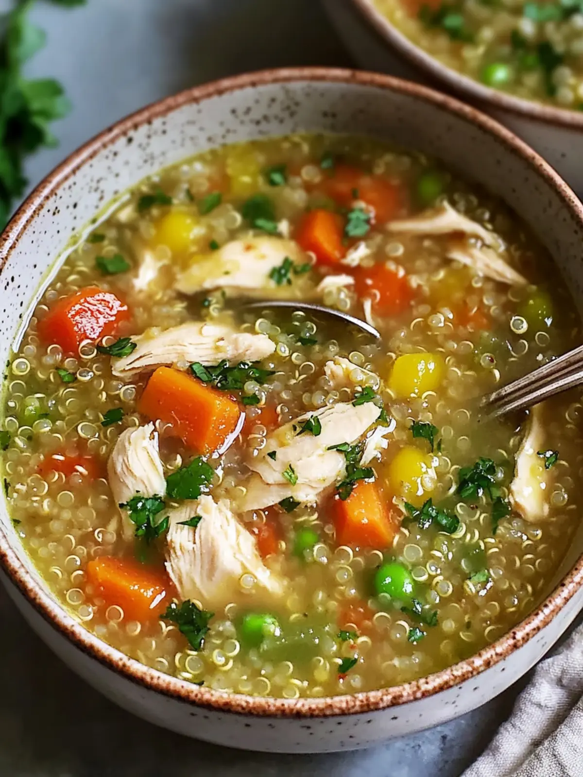 Savor the Warmth: Chicken Vegetable Quinoa Soup Delight 3 Chicken Vegetable Quinoa Soup