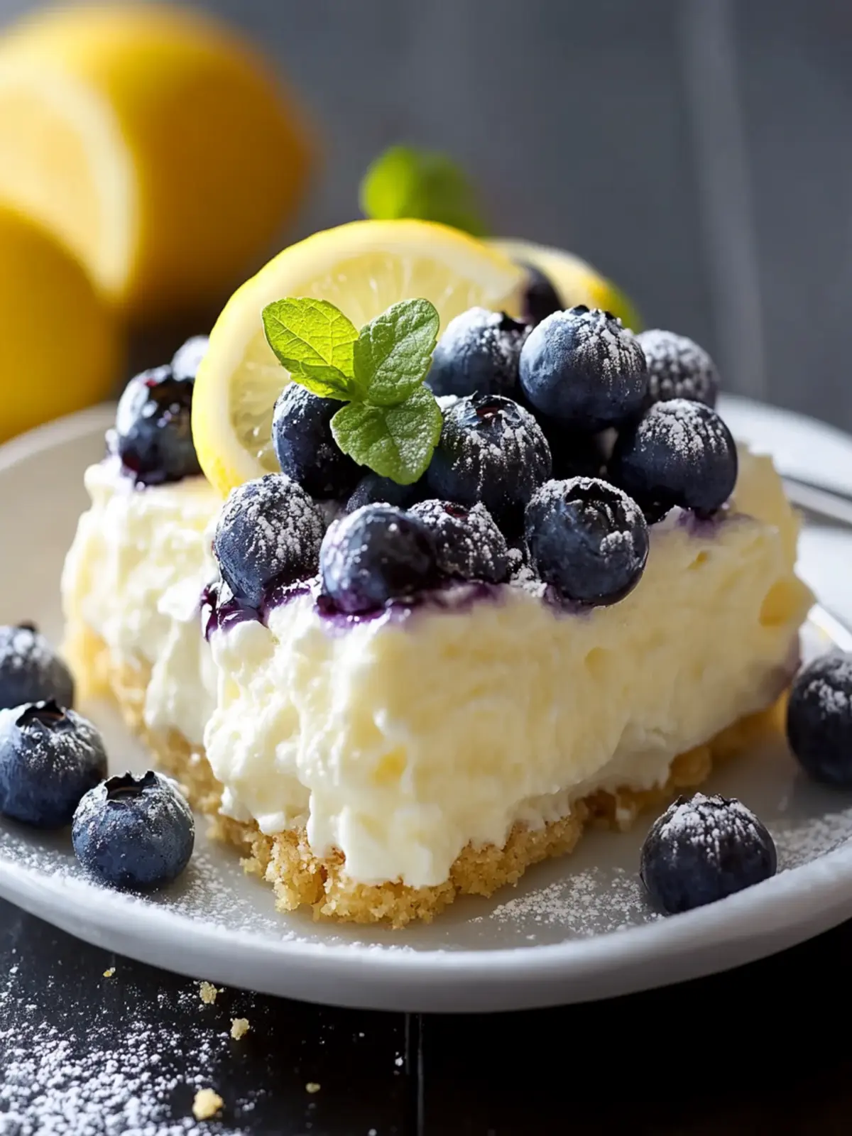 Blueberry Lemon Heaven Dessert: Your No-Bake Summer Bliss 2 Blueberry Lemon Heaven Dessert