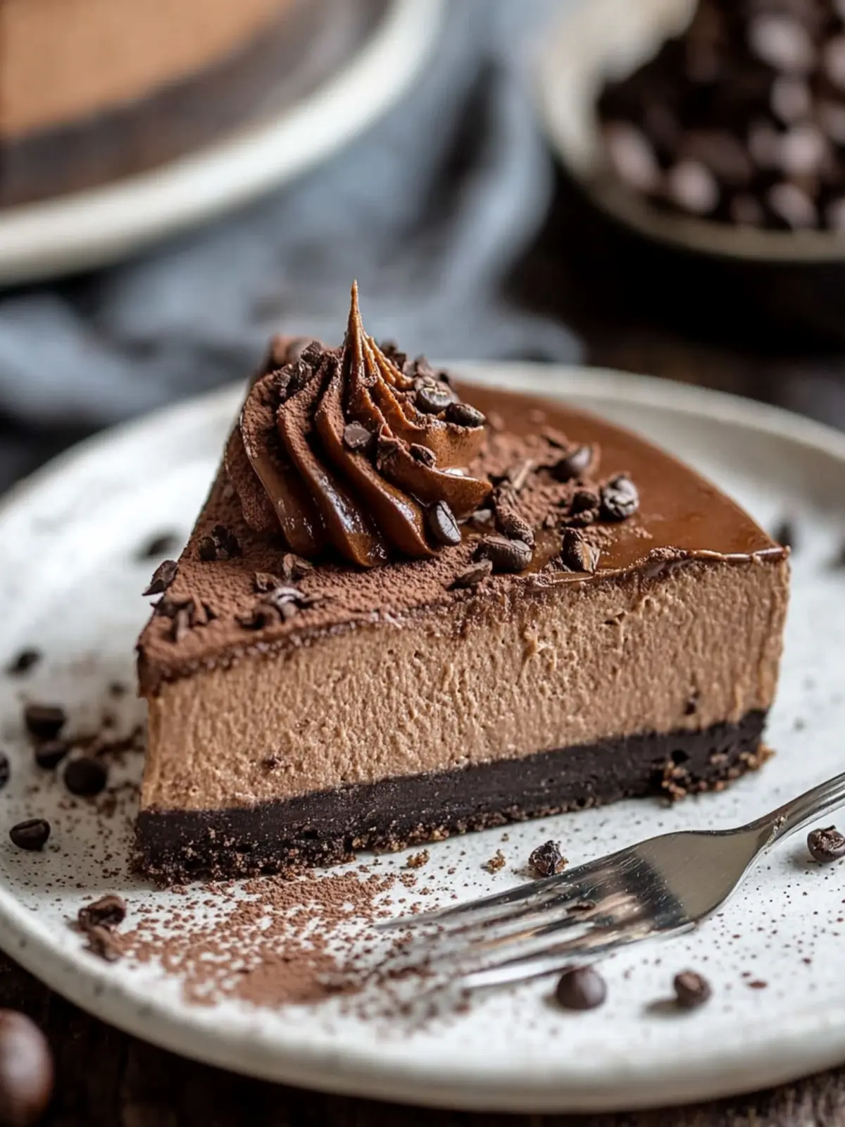 Decadent Chocolate Espresso Cheesecake for Coffee Lovers 2 Chocolate Espresso Cheesecake