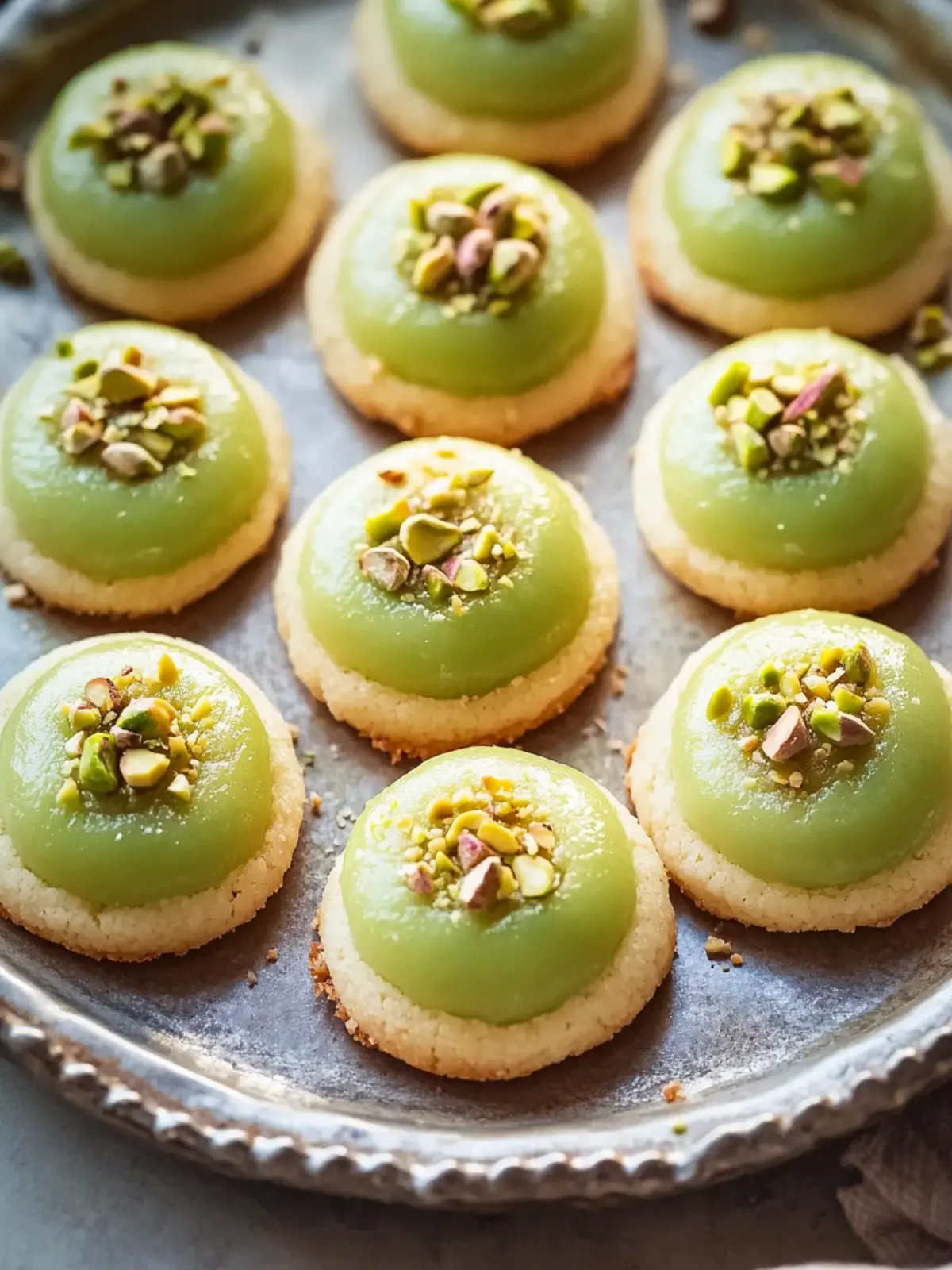 Pistachio Thumbprint Cookies with Irresistible Jam Fillings 4 Pistachio Thumbprint Cookies