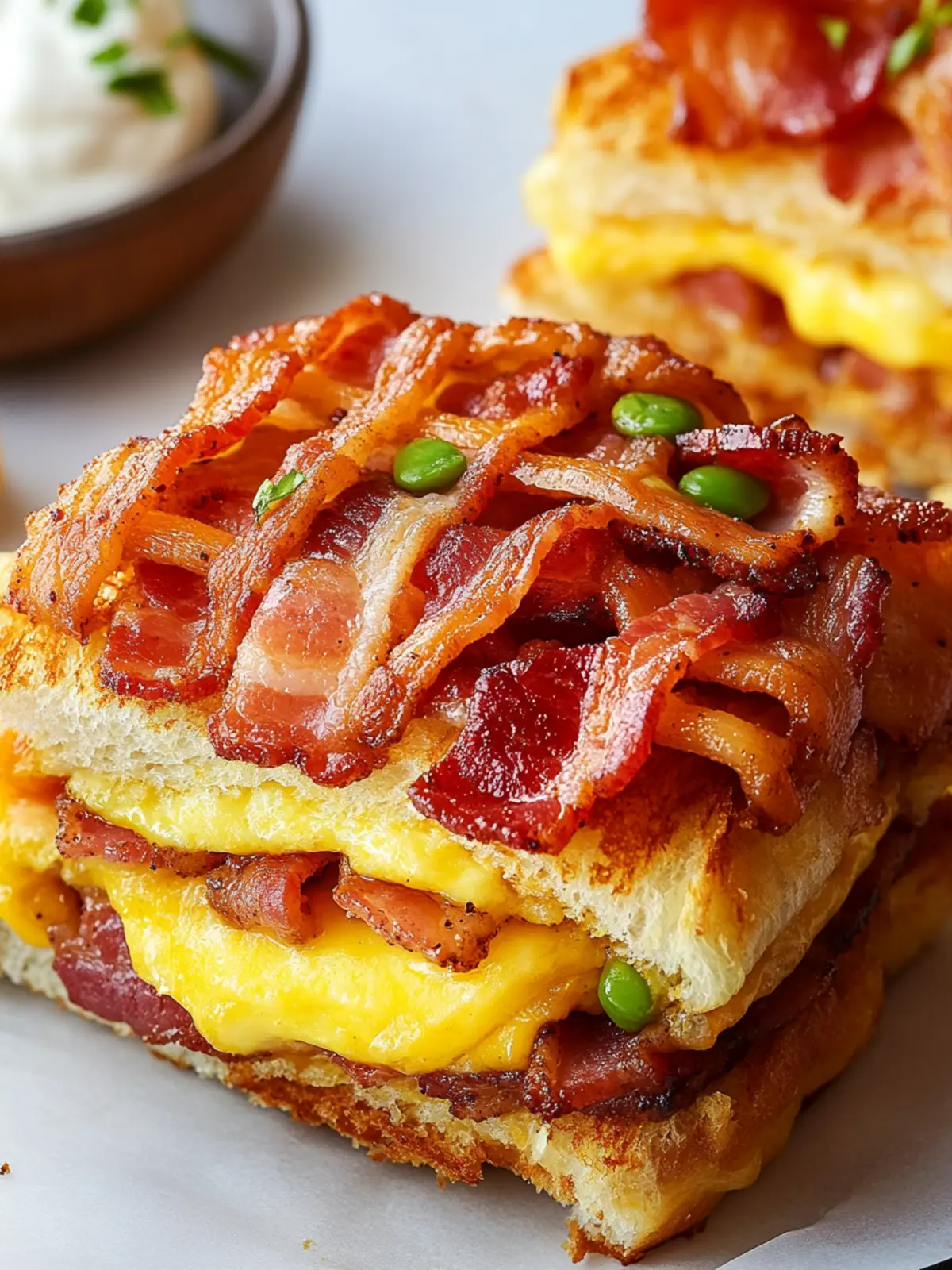 Bacon Weave Breakfast Sandwich: Elevate Your Morning Feast 2 Bacon Weave Breakfast Sandwich