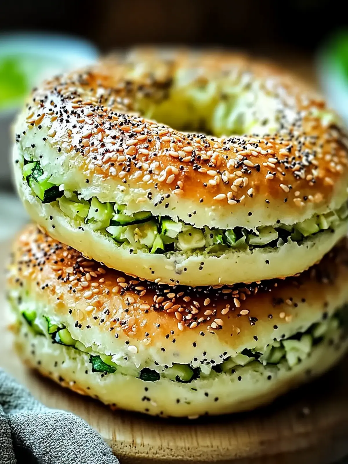 Guilt-Free Zucchini Bagels: Quick, Healthy, and Delicious 3 Zucchini Bagels