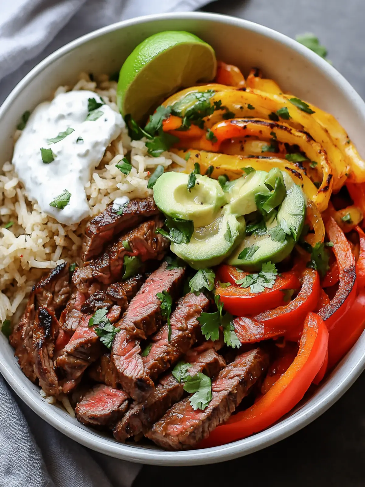 Steak Fajita Power Bowls: A Flavorful Meal Prep Marvel 4 Steak Fajita Power Bowls