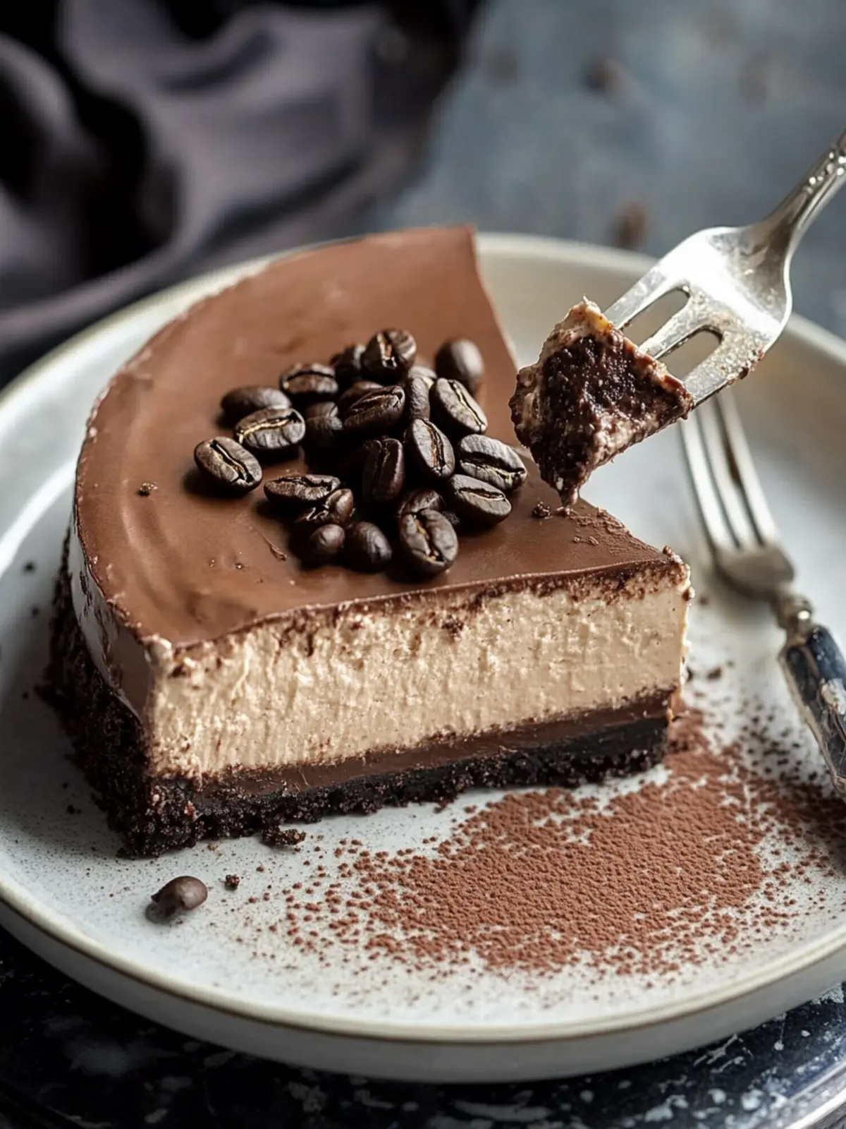 Decadent Chocolate Espresso Cheesecake for Coffee Lovers 3 Chocolate Espresso Cheesecake