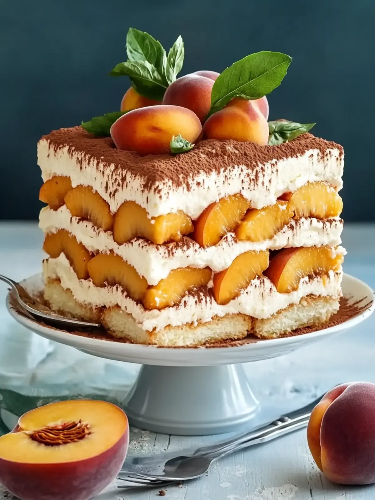 Peach Tiramisu: A Light and Fruity Summer Delight 3 Peach Tiramisu