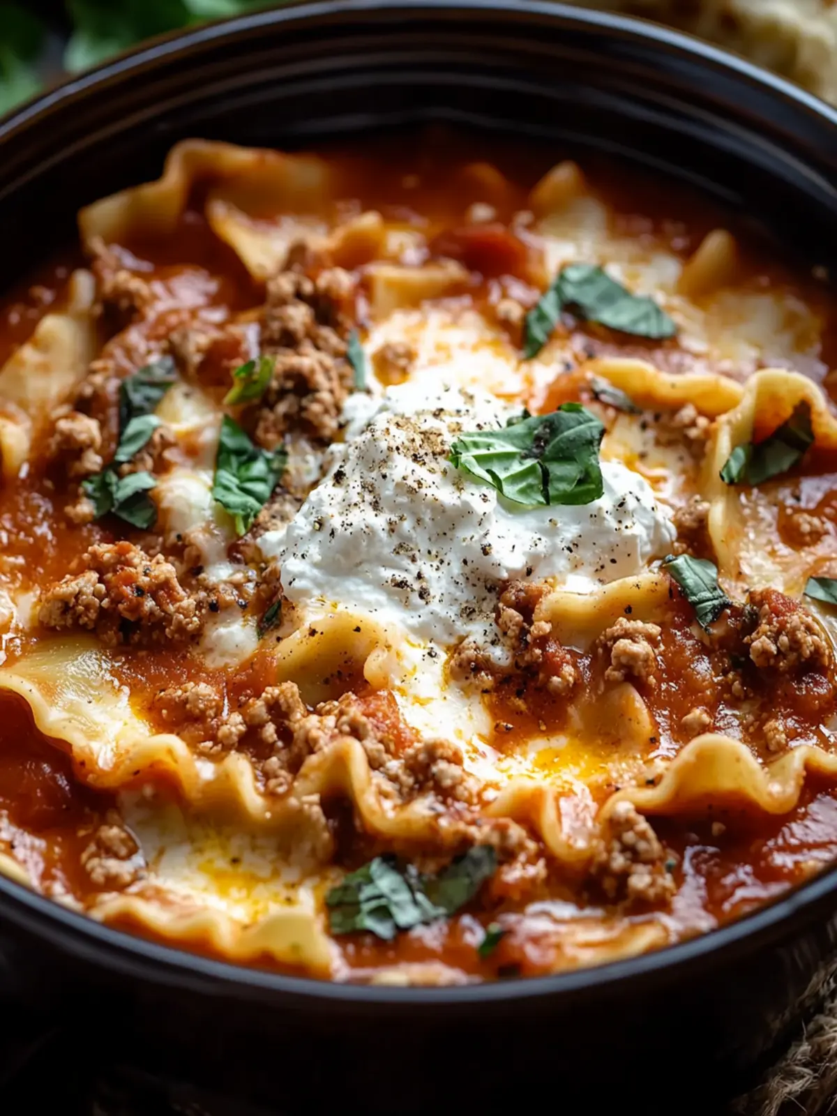 Cozy Up with Easy Crockpot Lasagna Soup Tonight 4 Crockpot Lasagna Soup