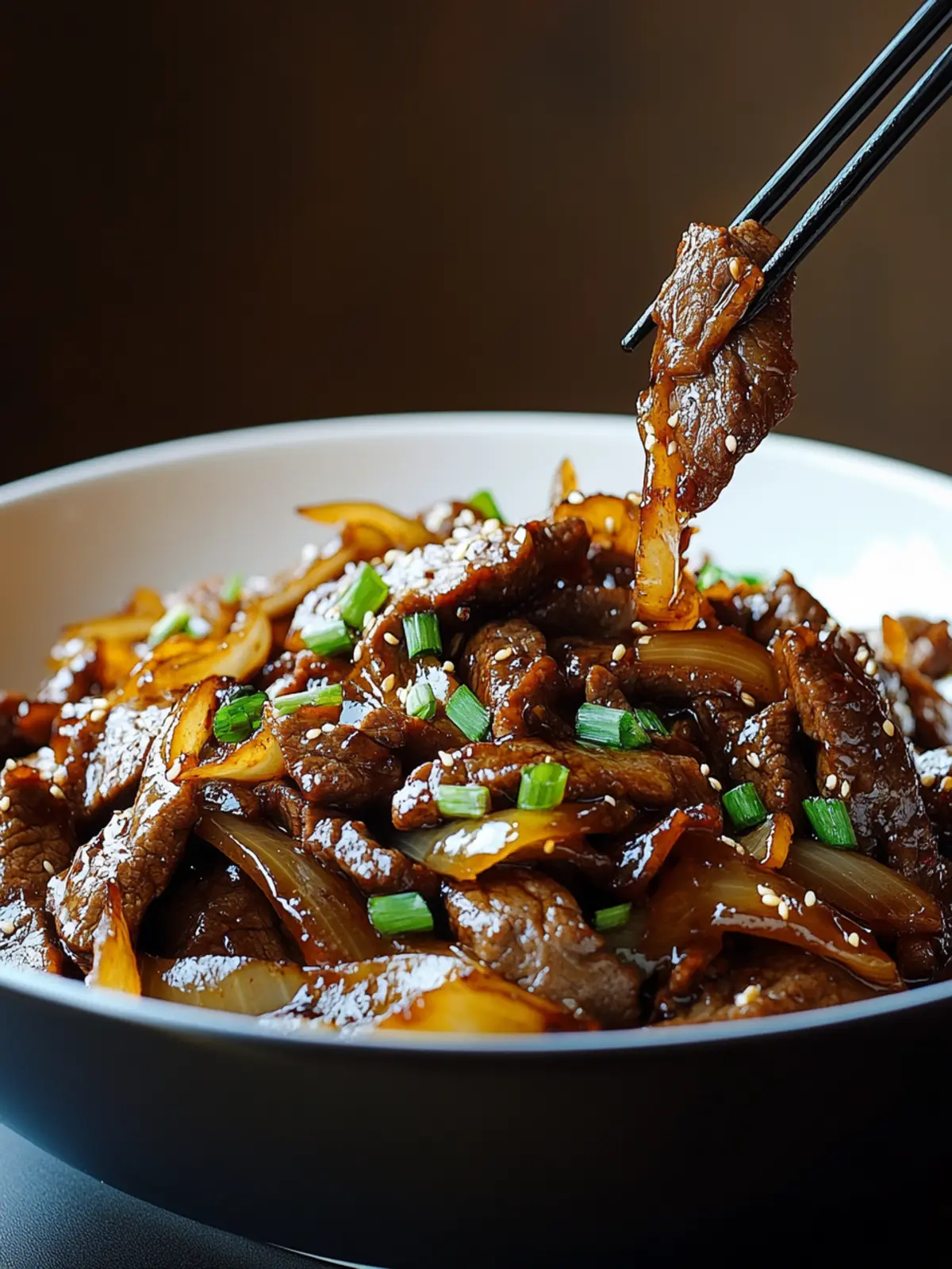 Beef Caramelized with Onions & Soy Sauce: A Savory Weeknight Treat 2 Beef Caramelized with Onions & Soy Sauce