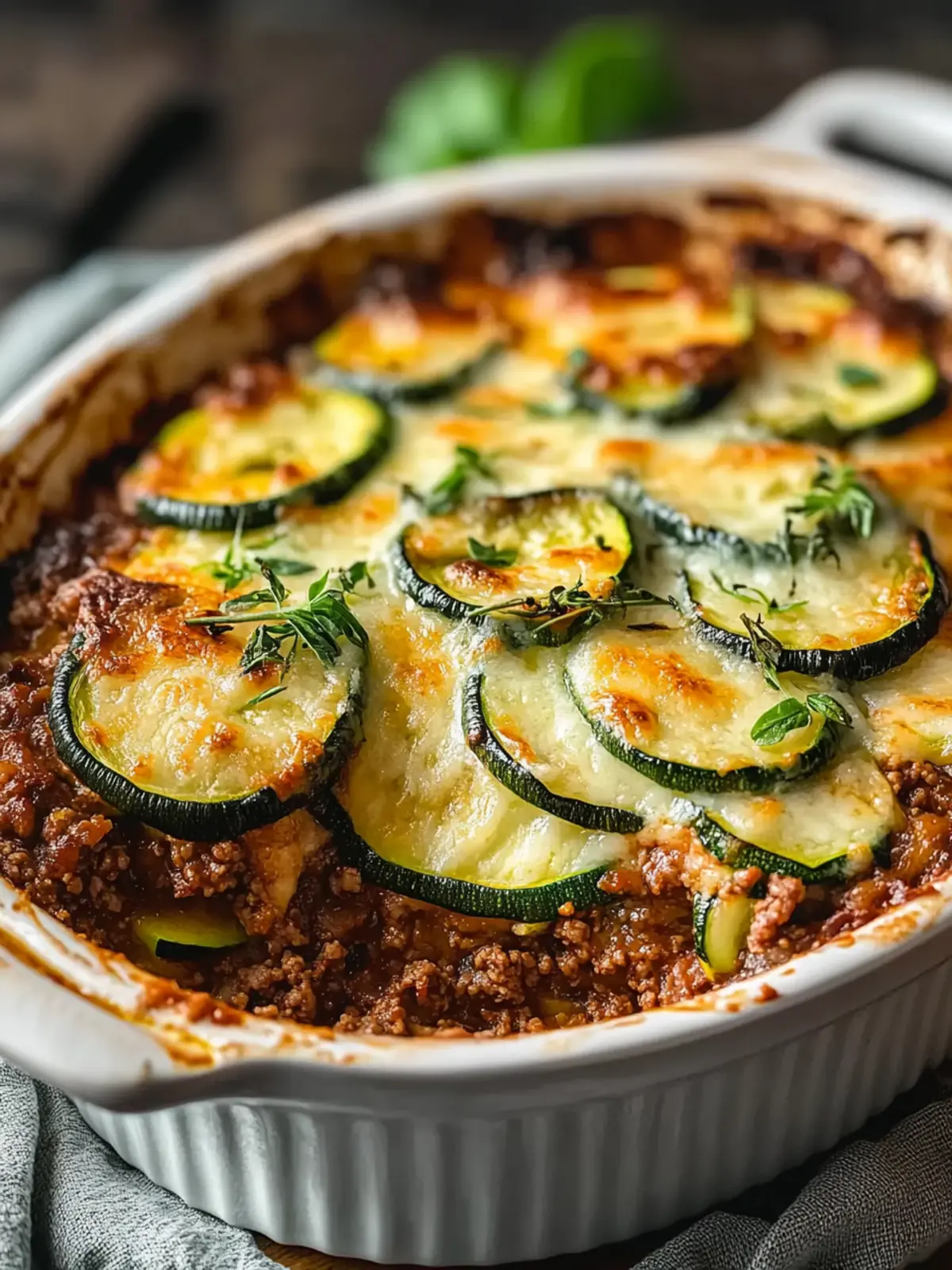 Irresistible Ground Beef Zucchini Bake That's Low-Carb Goodness 4 Ground Beef Zucchini Bake