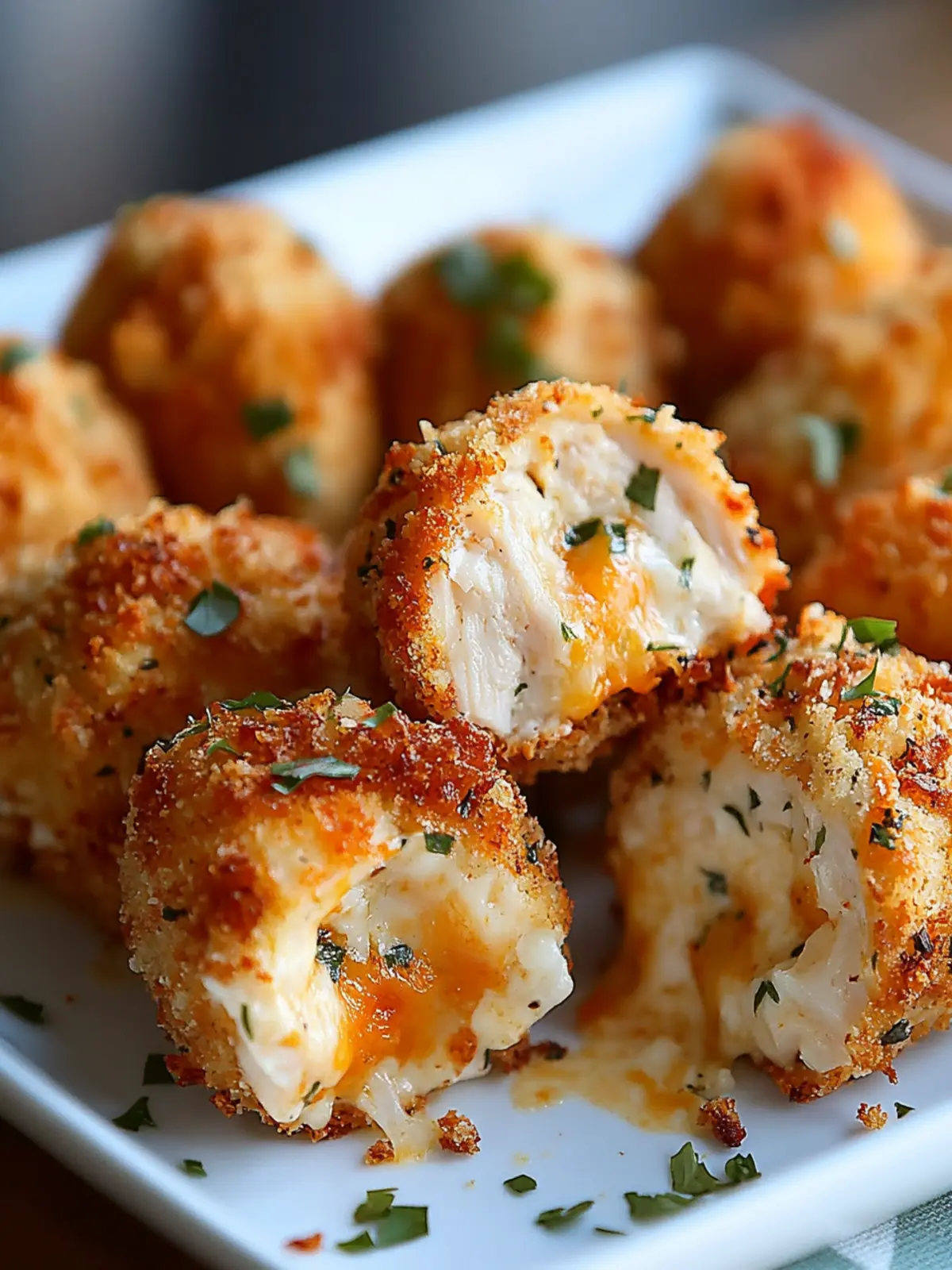 Cheesy Stuffed Chicken Bites (Baked) for Ultimate Snack Bliss 4 Cheesy Stuffed Chicken Bites (Baked)