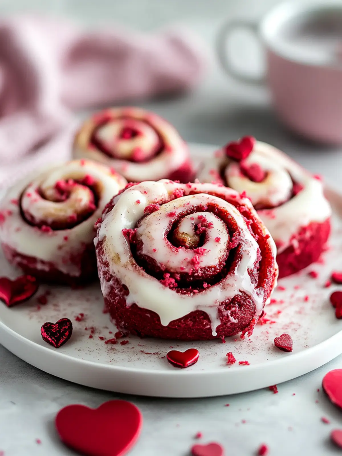 Irresistible Red Velvet Valentine s Day Cinnamon Rolls Recipe 3 Red Velvet Valentine s Day Cinnamon Rolls