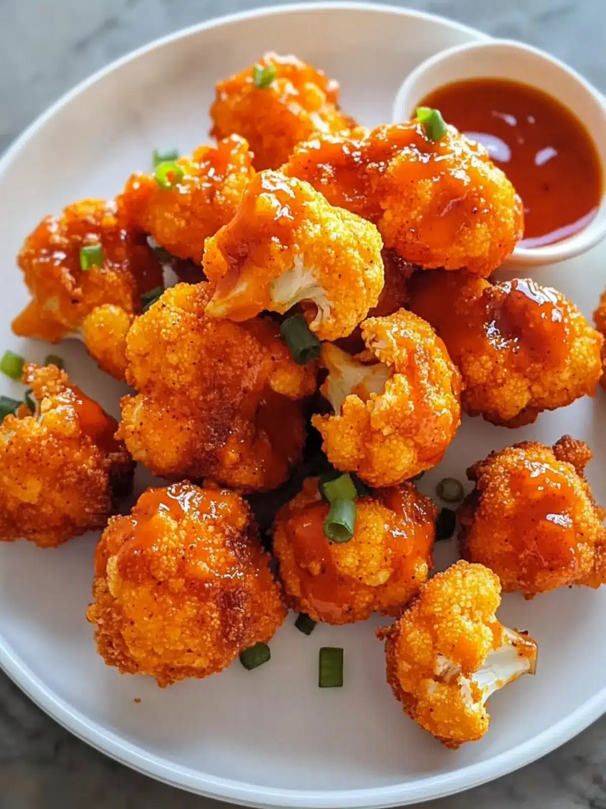 Crispy Buffalo Cauliflower Bites for Guilt-Free Snacking 2 Crispy Buffalo Cauliflower Bites