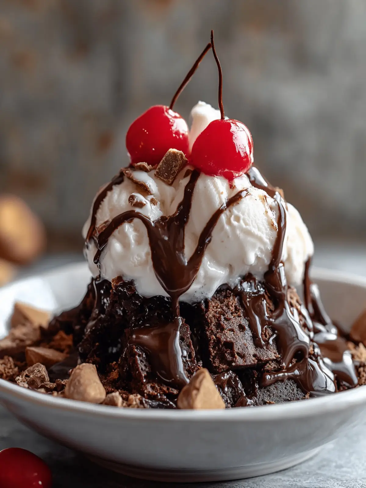 Decadent Brownie Ice Cream Sundaes for Ultimate Indulgence 3 Brownie Ice Cream Sundae