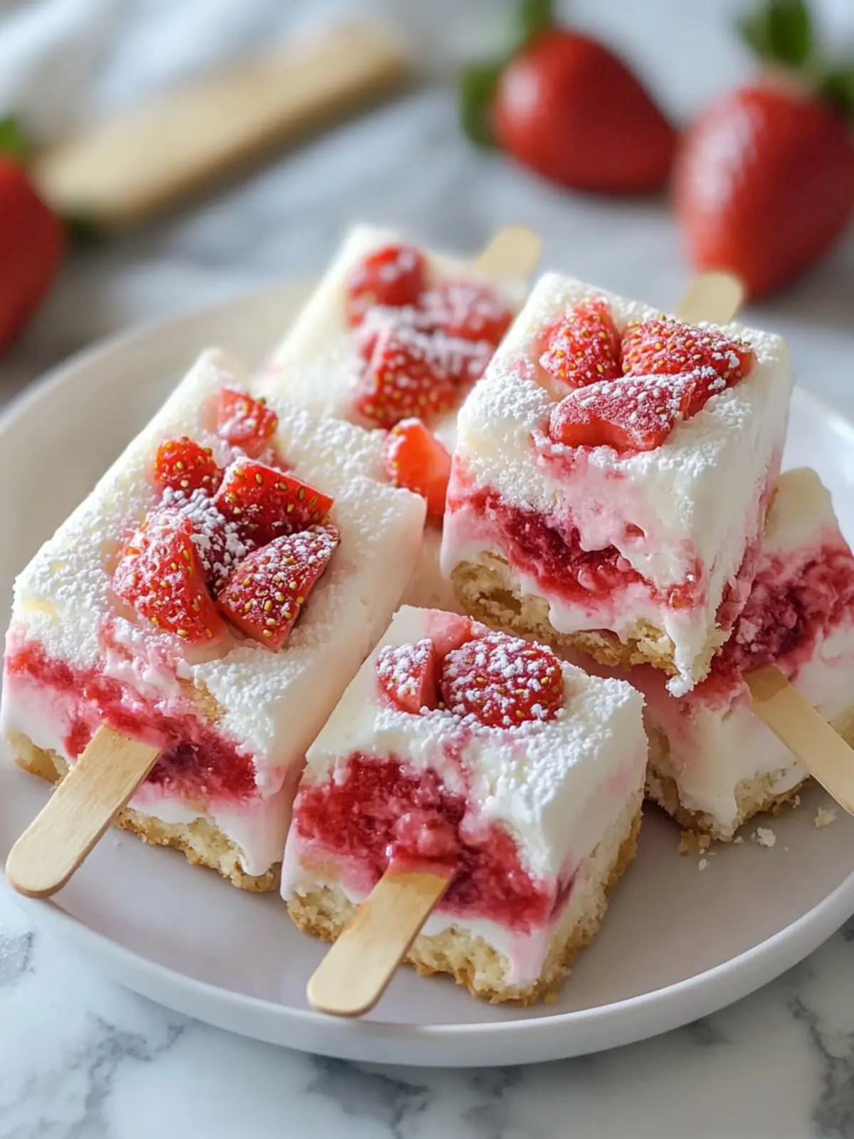 Strawberry Shortcake Ice Cream Bars Perfect for Summer Fun 2 Strawberry Shortcake Ice Cream Bars