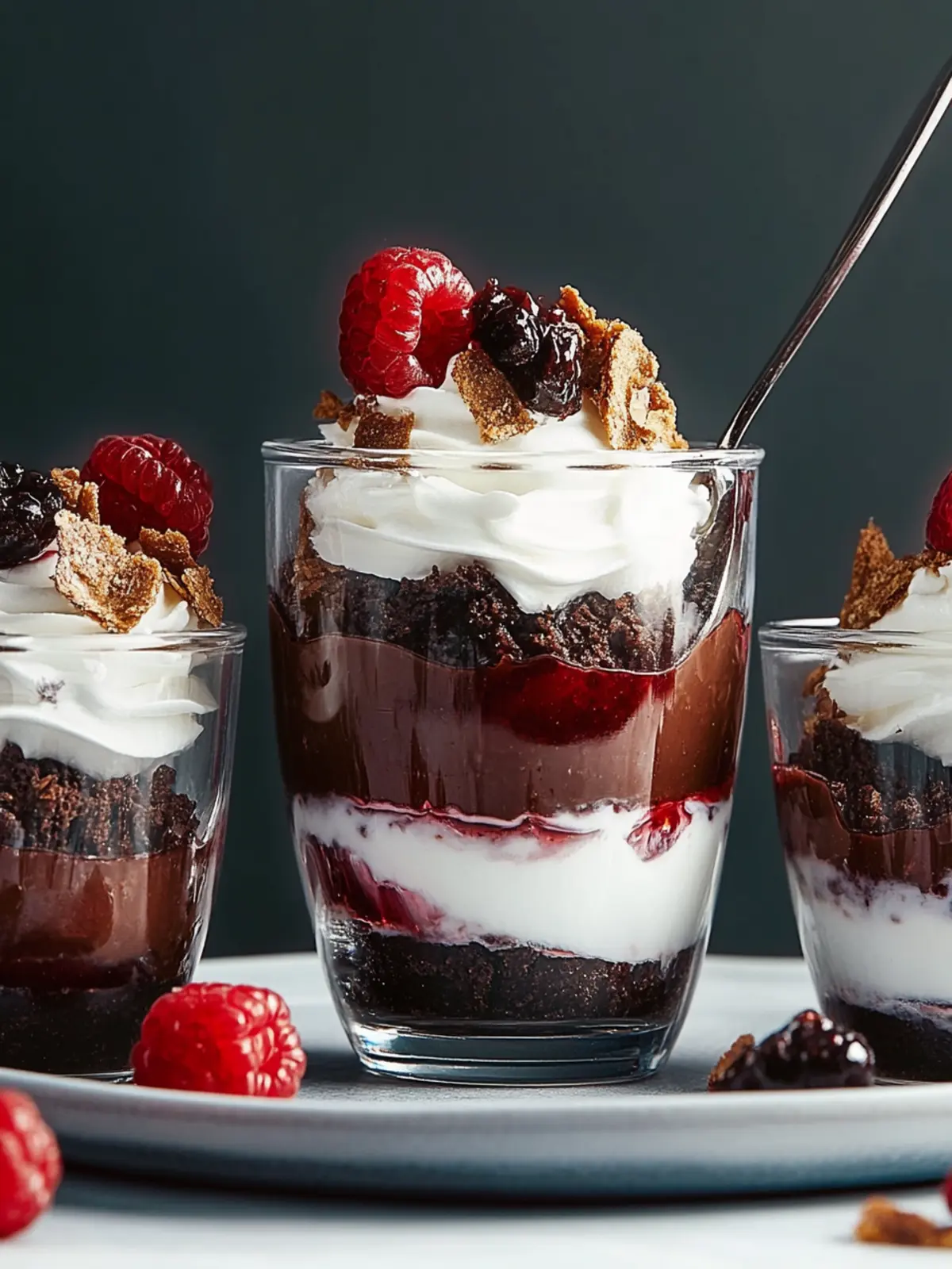 Delicious Mini Black Forest Trifles for Effortless Indulgence 4 Mini Black Forest Trifles