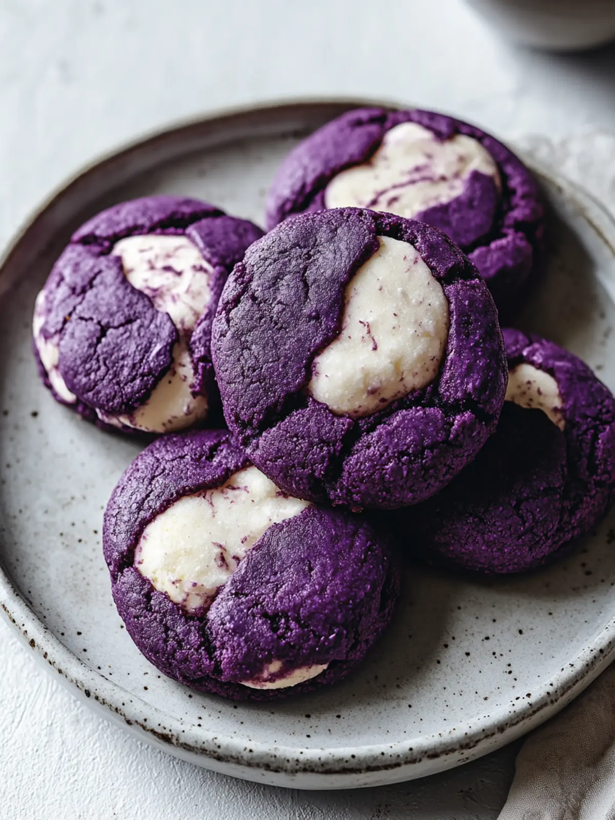 Ube Marshmallow Velvet Cookies: A Colorful Chewy Delight 3 Ube Marshmallow Velvet Cookies