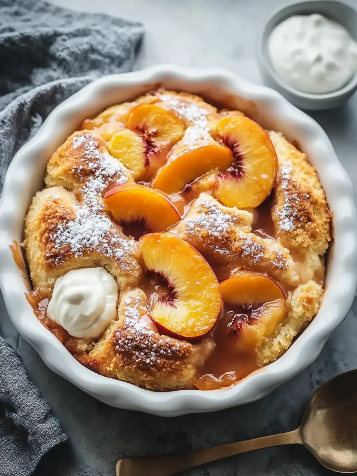 Ultimate Peach Cobbler Cinnamon Rolls You Can't Resist 4 Peach Cobbler Cinnamon Rolls