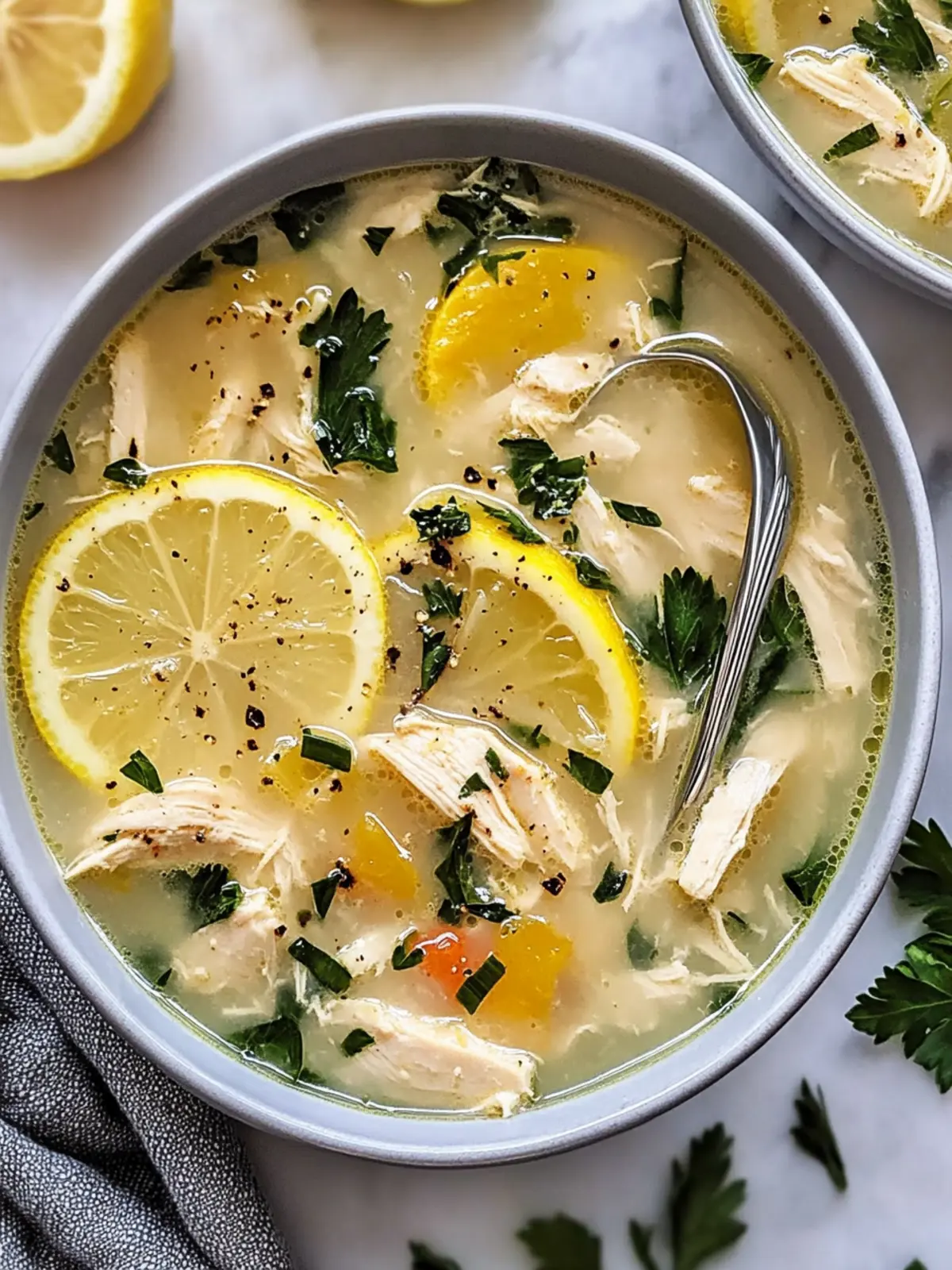 Greek Lemon Chicken Soup for a Cozy Home-Cooked Hug 4 Greek Lemon Chicken Soup
