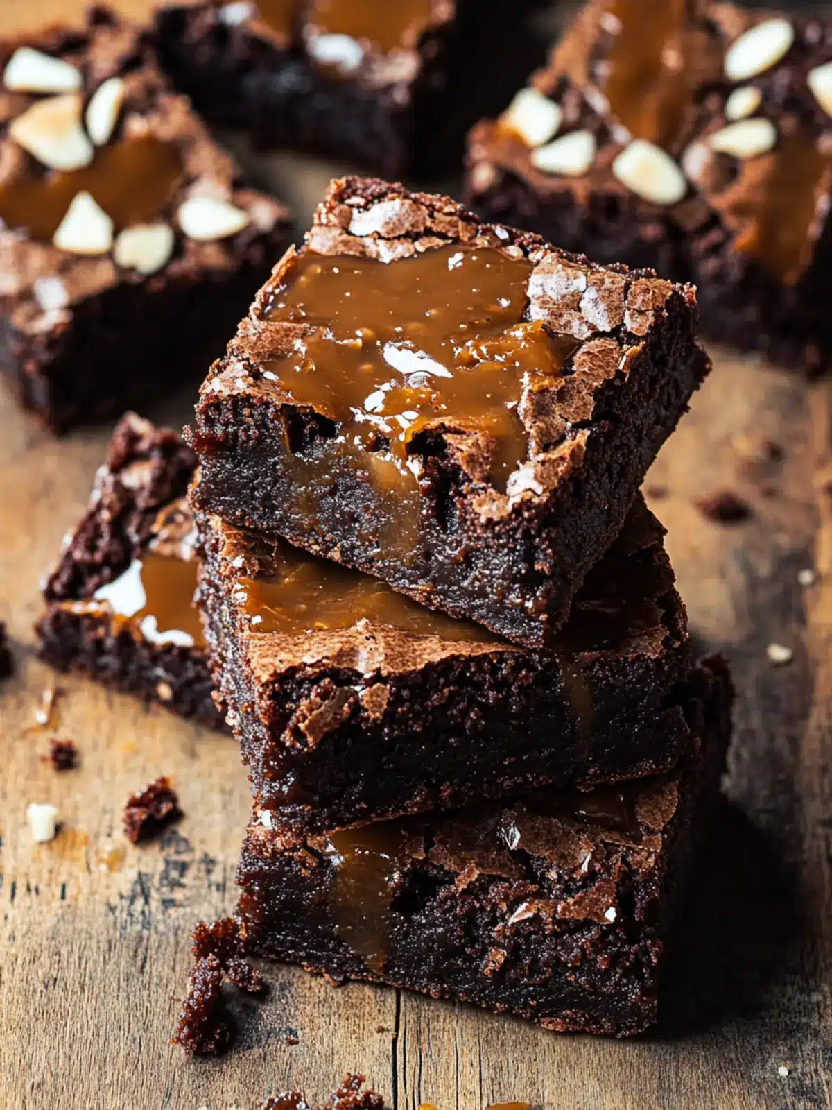 Decadent Vegan Caramel Brownies That Will Wow Your Taste Buds 3 Vegan caramel brownies