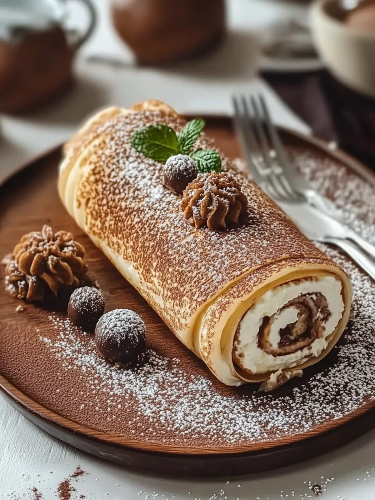 Indulge in Tiramisu Crepe Rolls: A Delicious Coffee Twist 4 Tiramisu Crepe Rolls