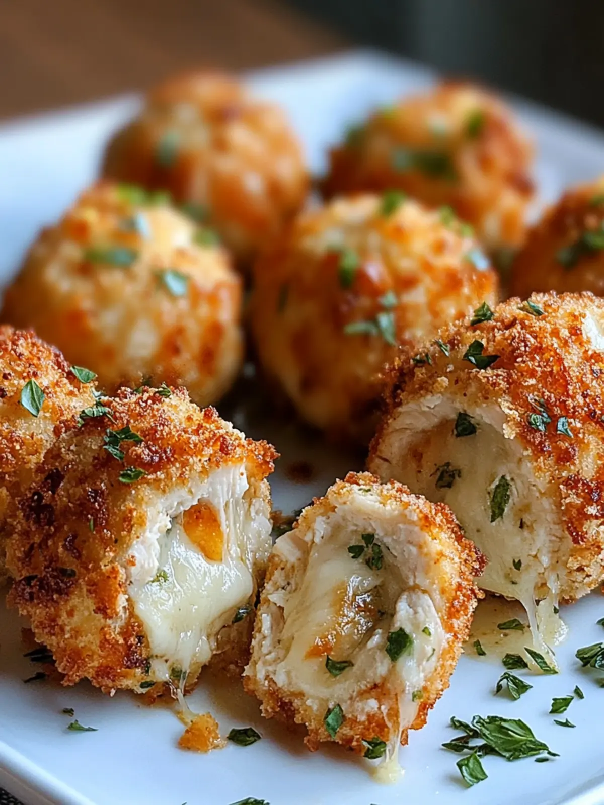 Cheesy Stuffed Chicken Bites (Baked) for Ultimate Snack Bliss 3 Cheesy Stuffed Chicken Bites (Baked)