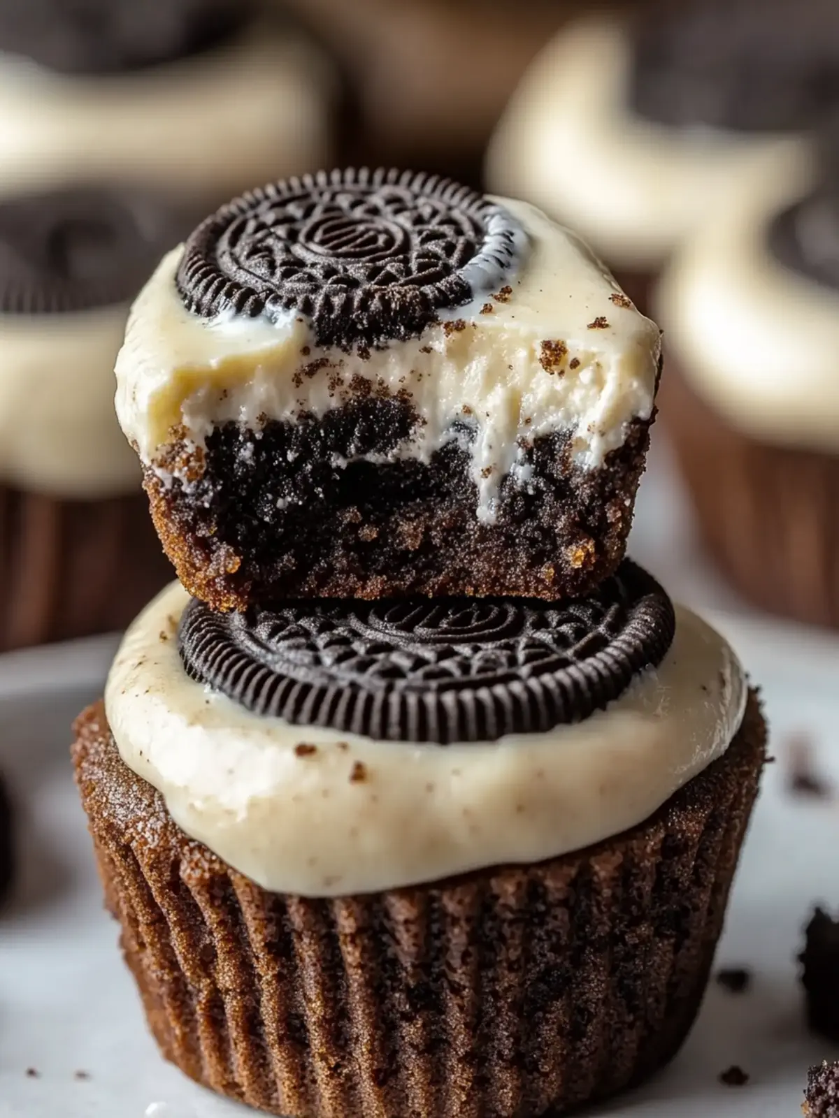 Irresistible Oreo Cheesecake Cookie Cups for Sweet Tooth Cravings 3 Oreo Cheesecake Cookie Cups