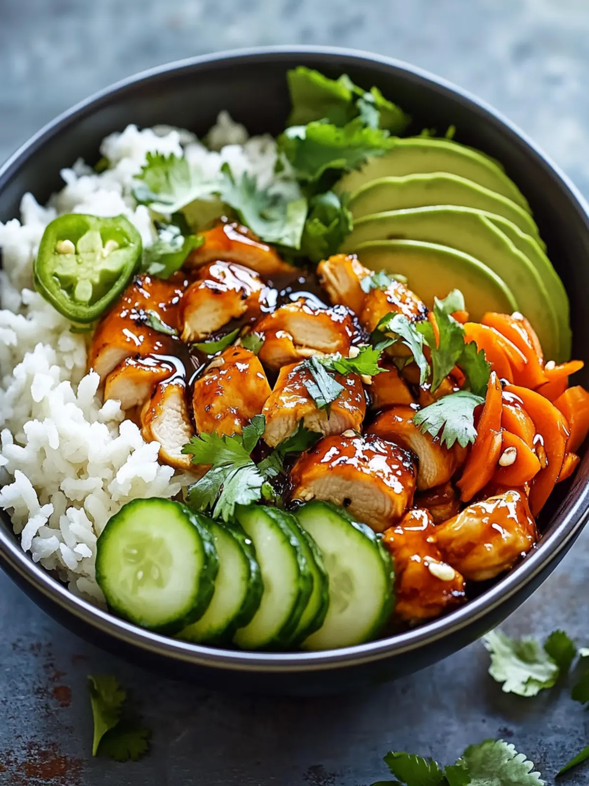 Spicy Honey-Ginger Chicken Bowl: Quick & Irresistibly Delicious 2 Spicy Honey-Ginger Chicken Bowl