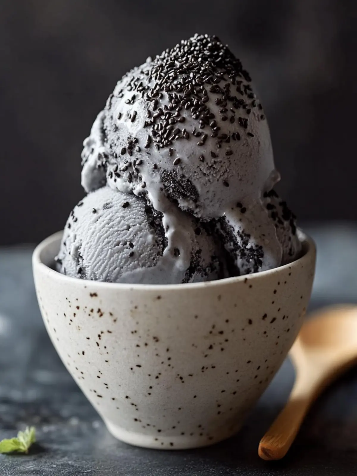 Irresistibly Creamy Black Sesame Ice Cream You ll Adore 4 Black Sesame Ice Cream
